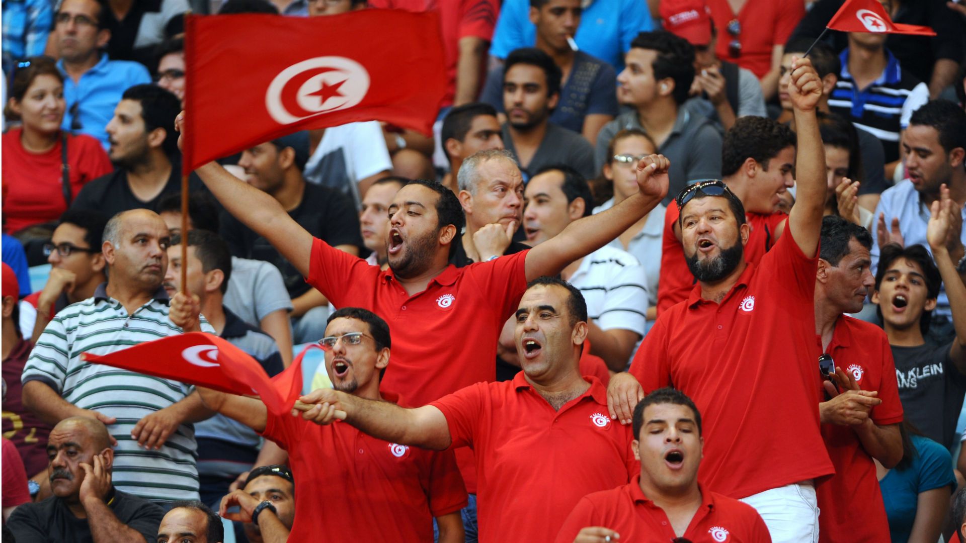 Tunisia fans