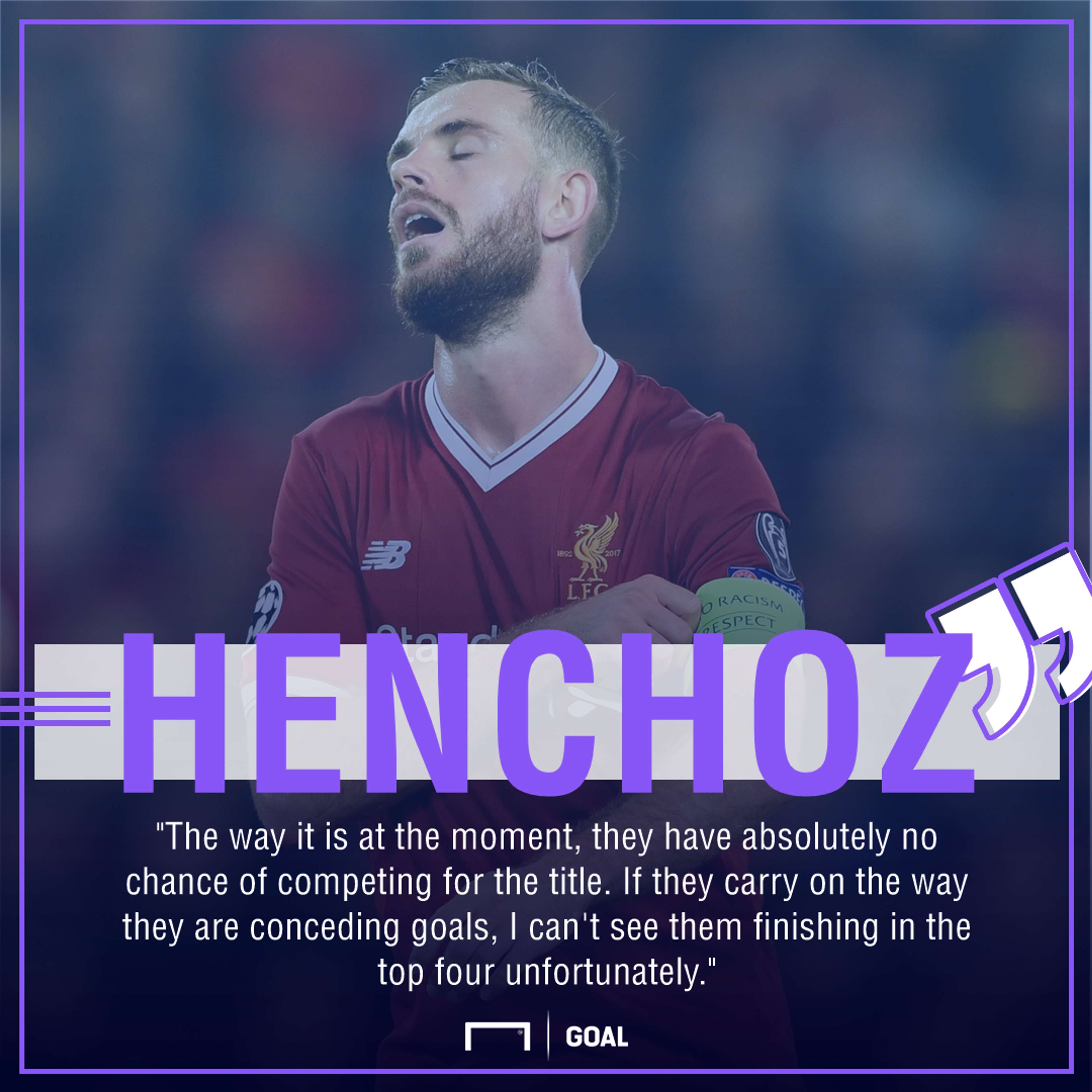 Stephane Henchoz Liverpool title no chance