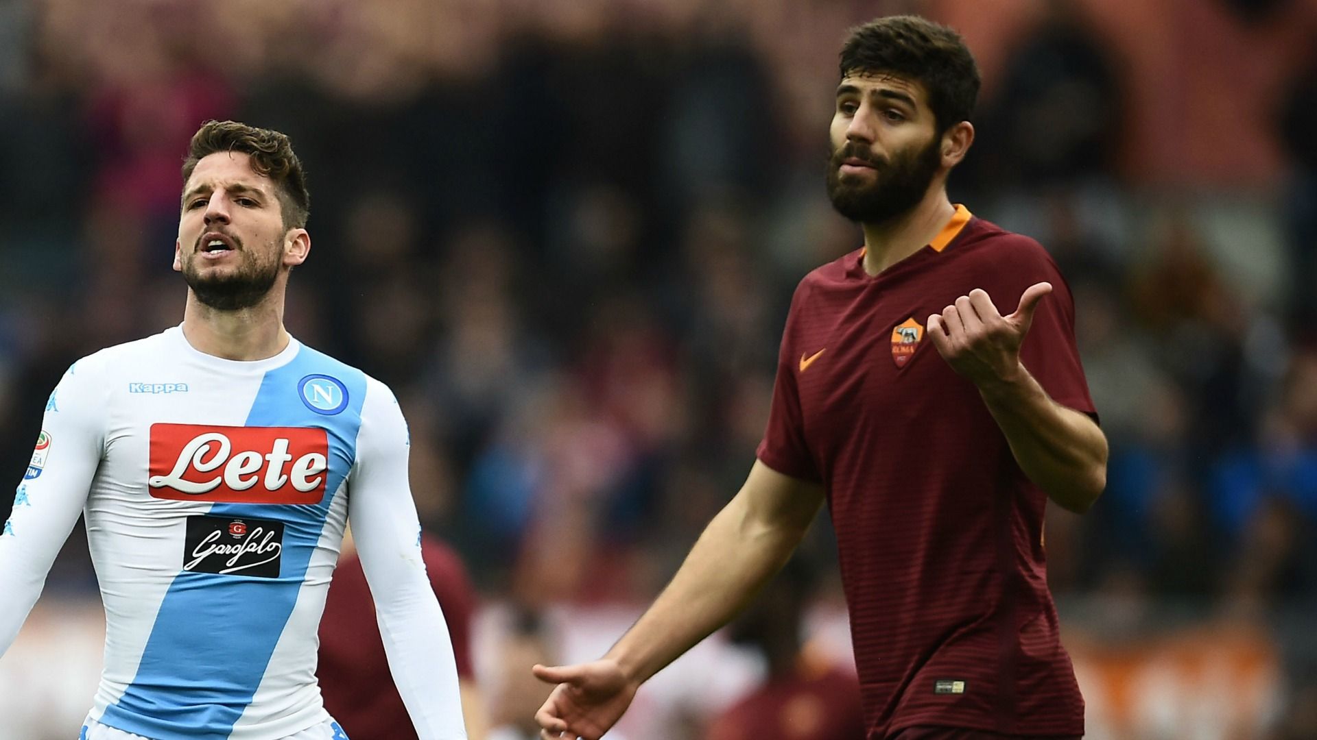 Fazio Mertens Roma Napoli