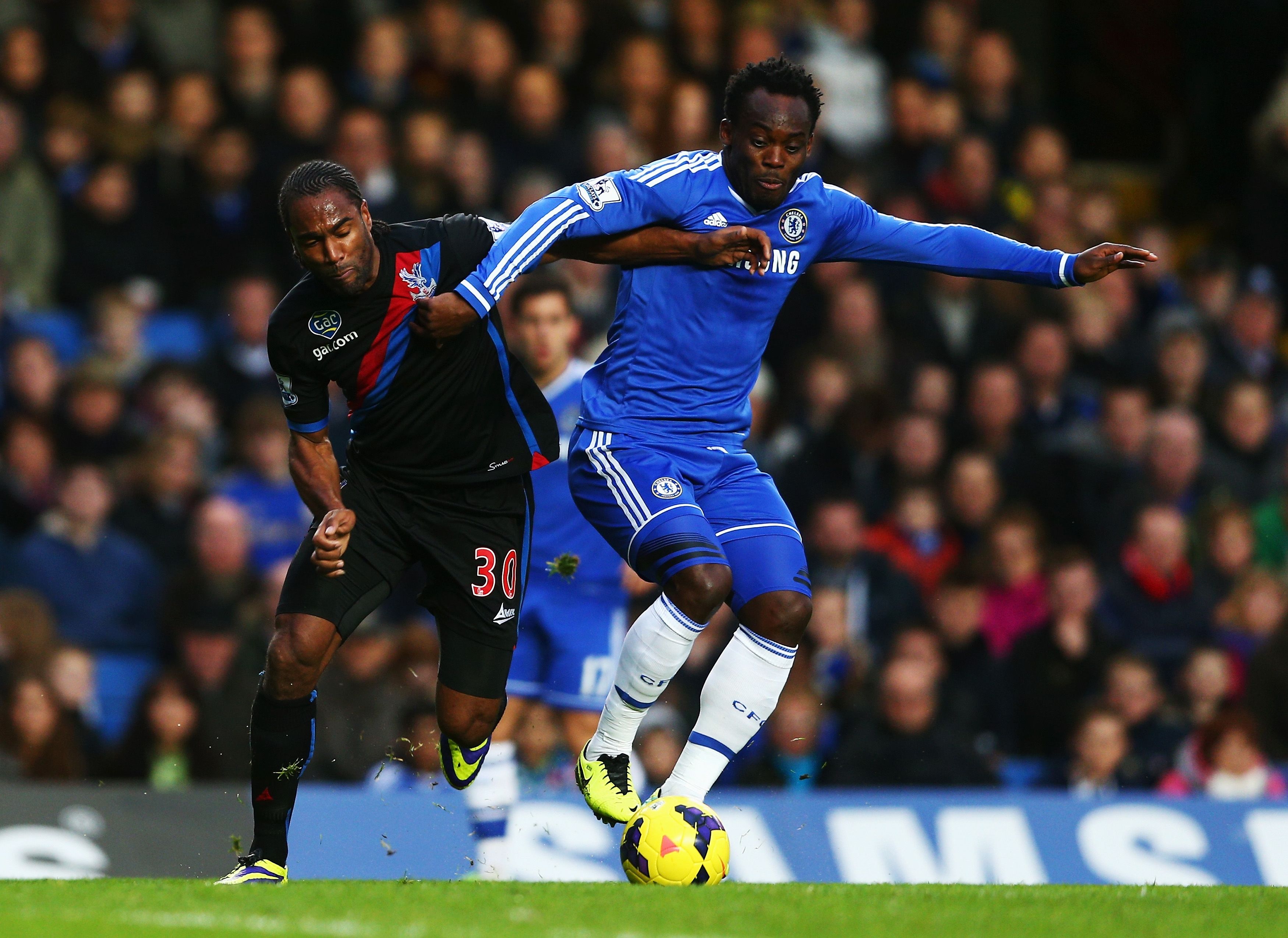 Chelsea midfielder Michael Essien