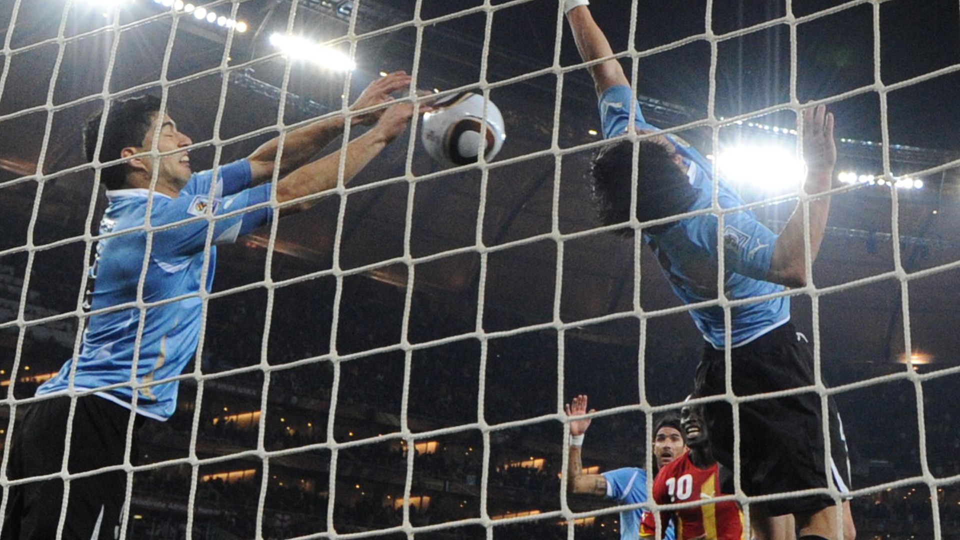 Luis Suarez Uruguay Ghana 07022010