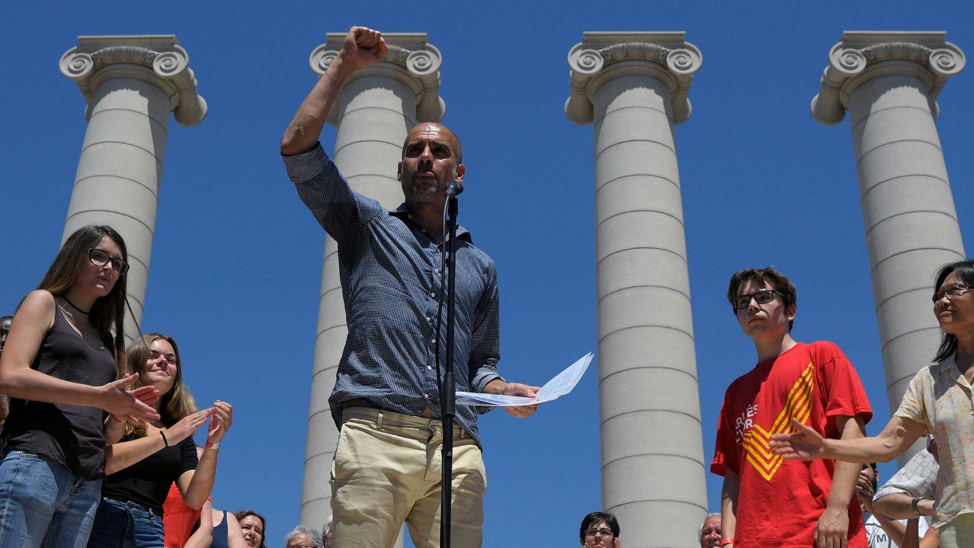 Pep Guardiola Catalan independence 2017