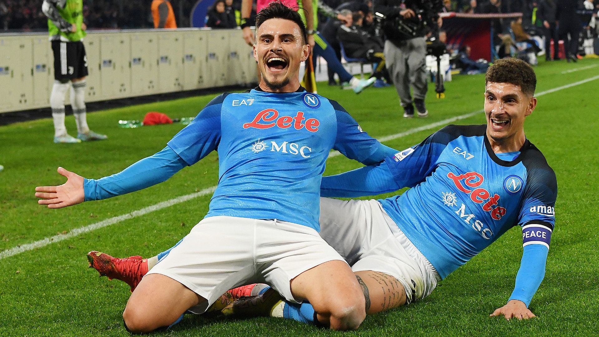 ELJIF ELMAS GIOVANNI DI LORENZO NAPOLI SERIE A 13012023