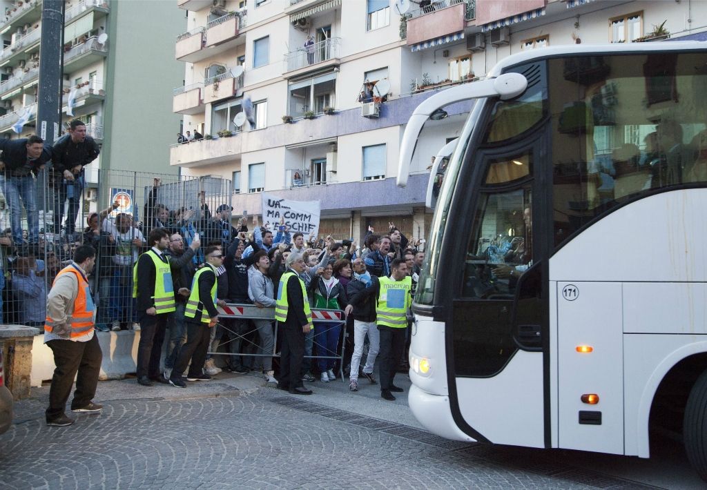 Juventus pullman in Napoli