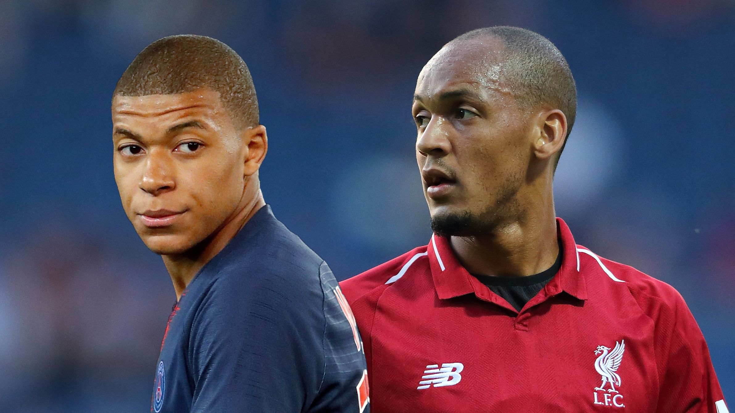 Kylian Mbappe Fabinho PSG Liverpool