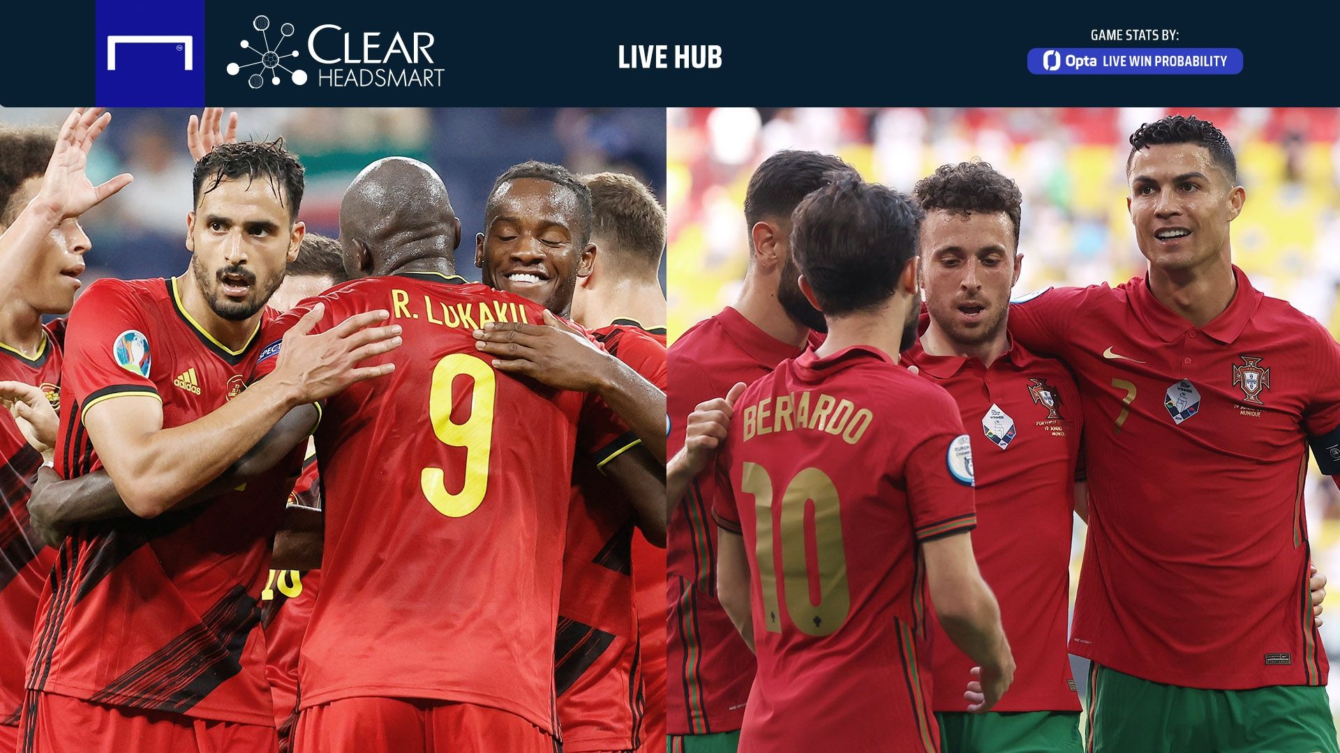 Belgia vs Portugal - CLEAR