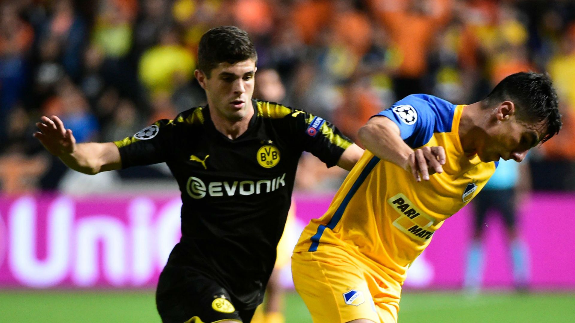 Christian Pulisic Borussia Dortmund APOEL