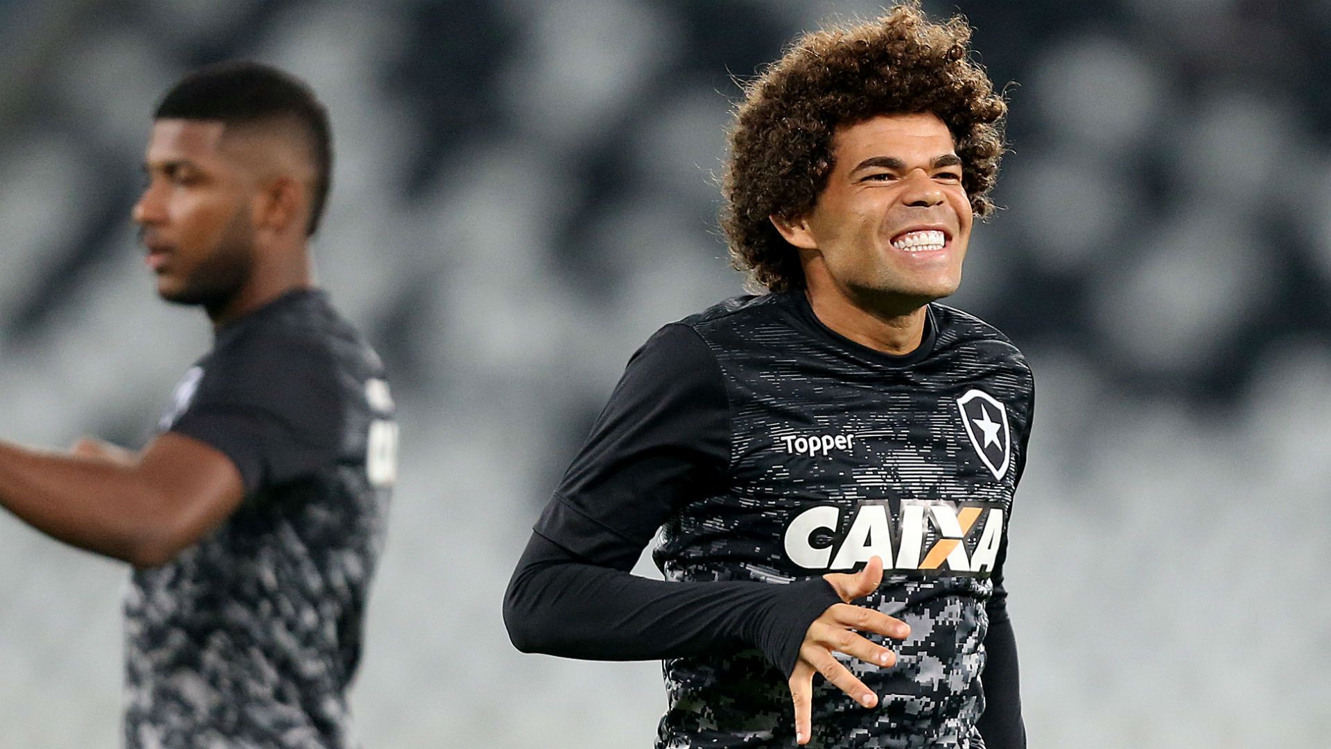 Camilo botafogo aquecimento Brasileirão 22 06 2017