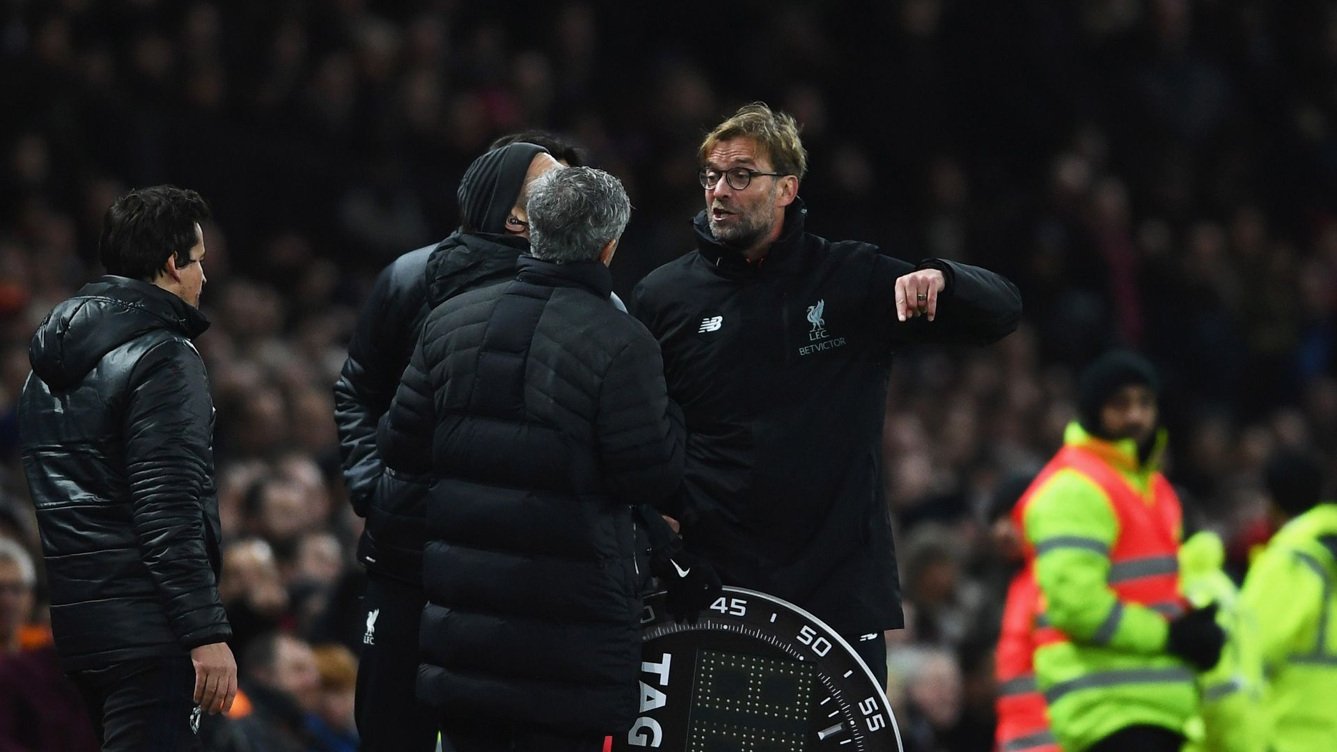 Jürgen Klopp Jose Mourinho 15012017