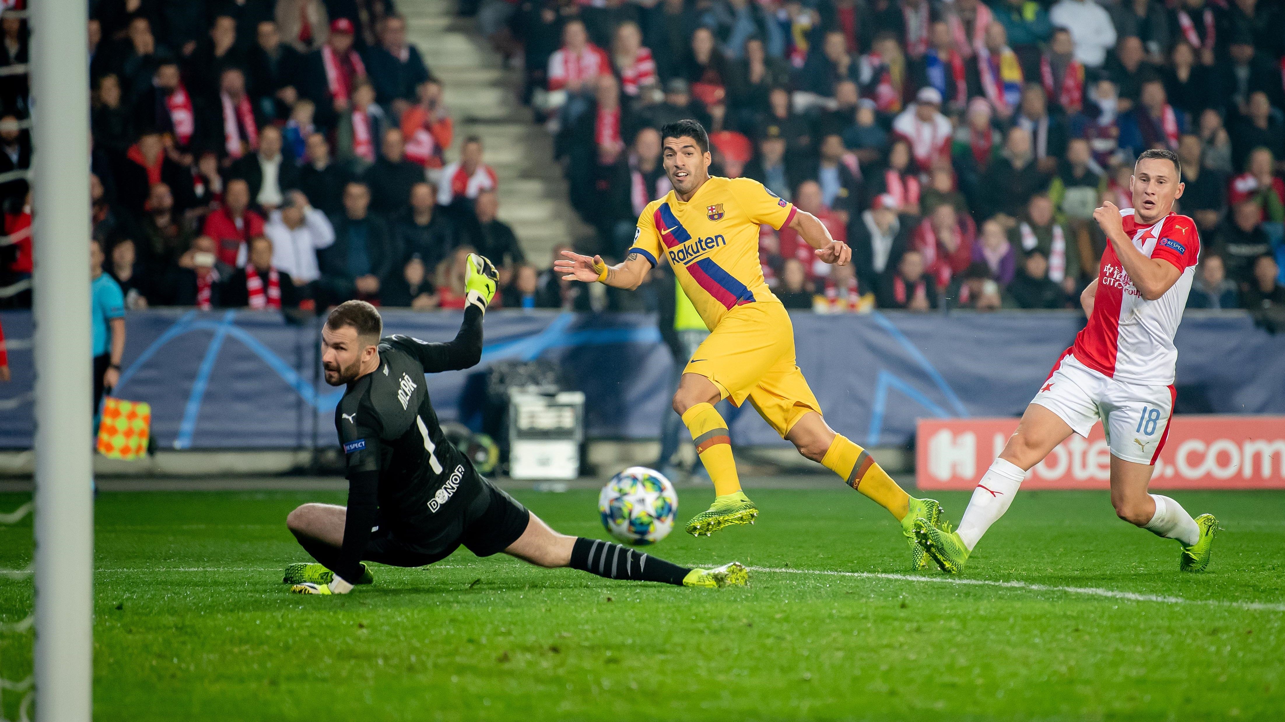 Lionel Messi Slavia Praga Barcelona UCL 23102019