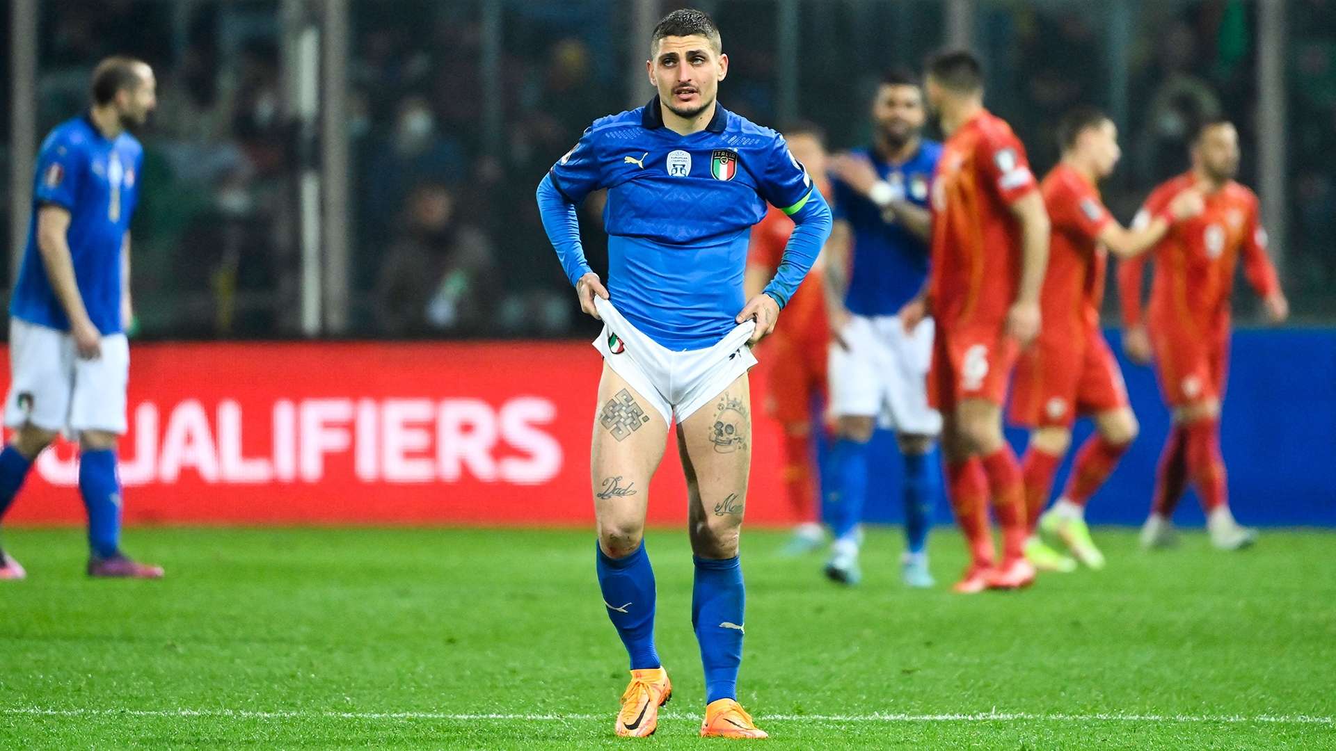 Marco Verratti Italy North Macedonia 2022