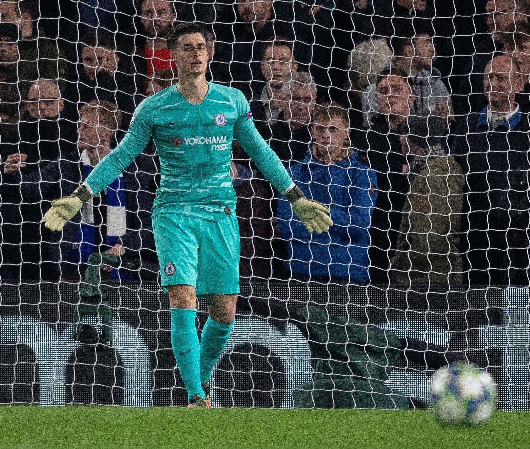 Kepa Arrizabalaga funny own goal Chelsea vs Ajax