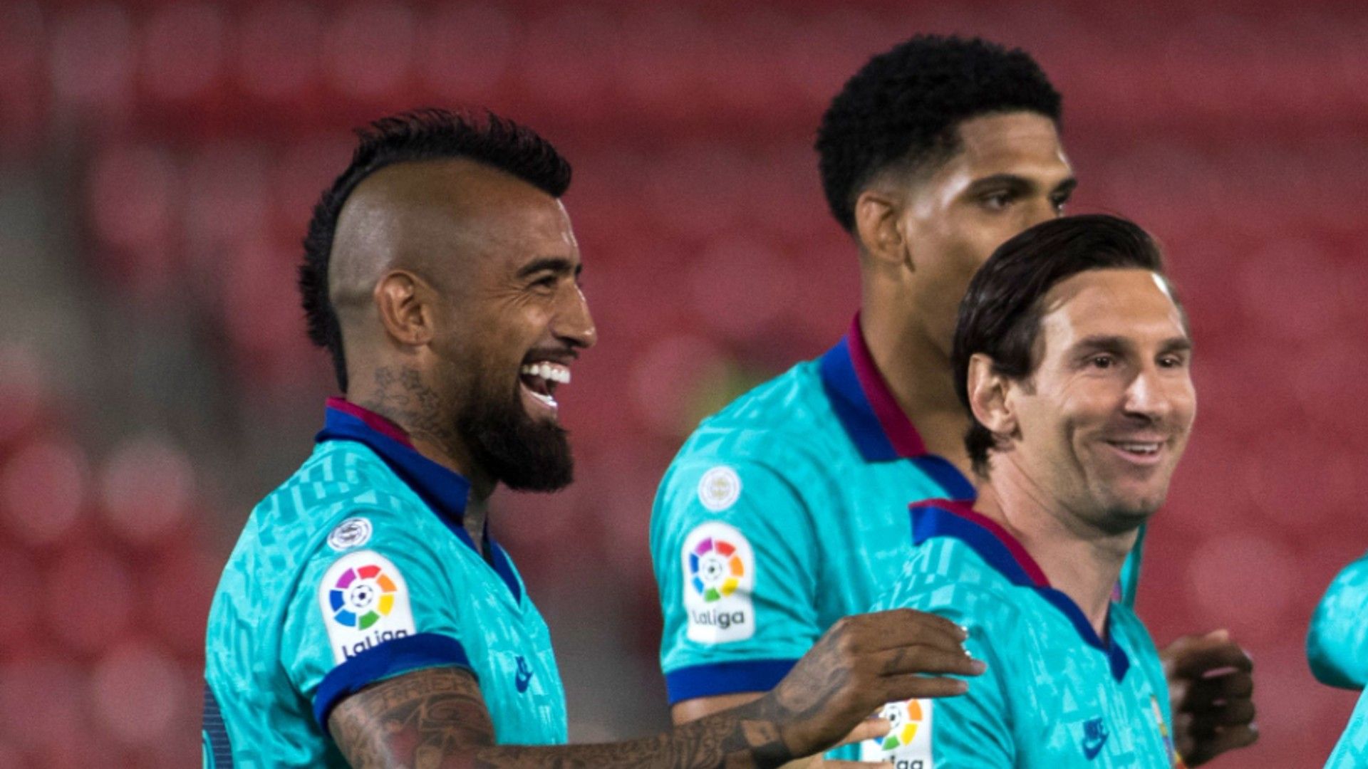130620 Arturo Vidal Lionel Messi Barcelona Mallorca
