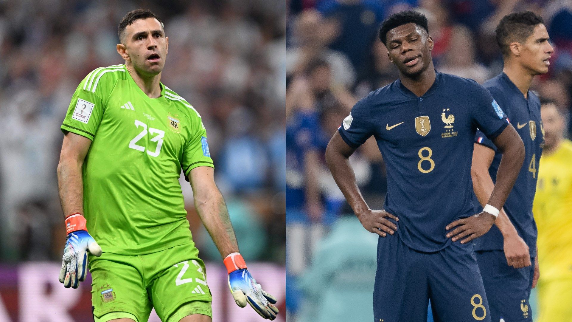 Emi Martinez Aurelien Tchouameni split