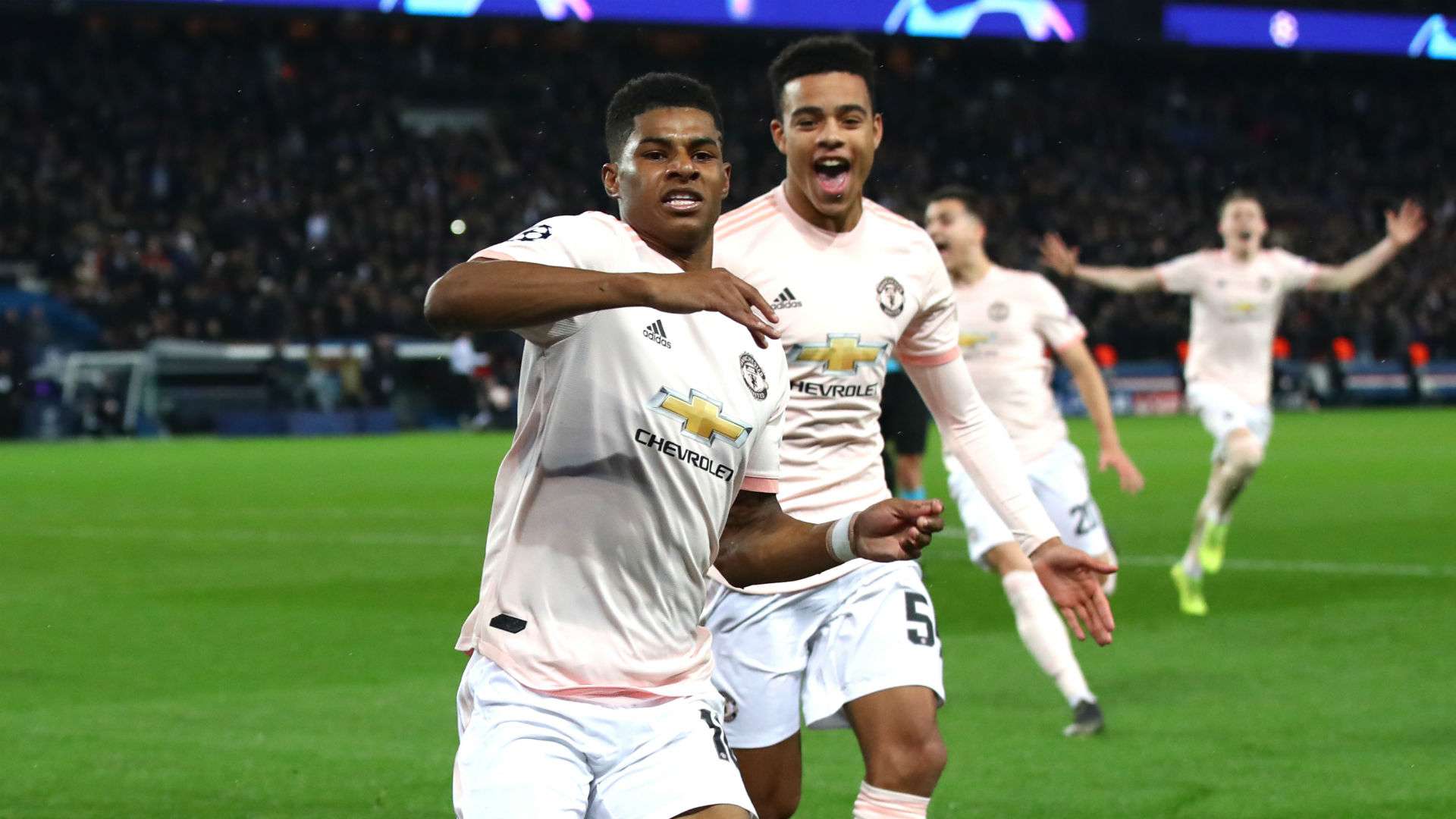 Marcus Rashford Manchester United PSG Champions League 2019