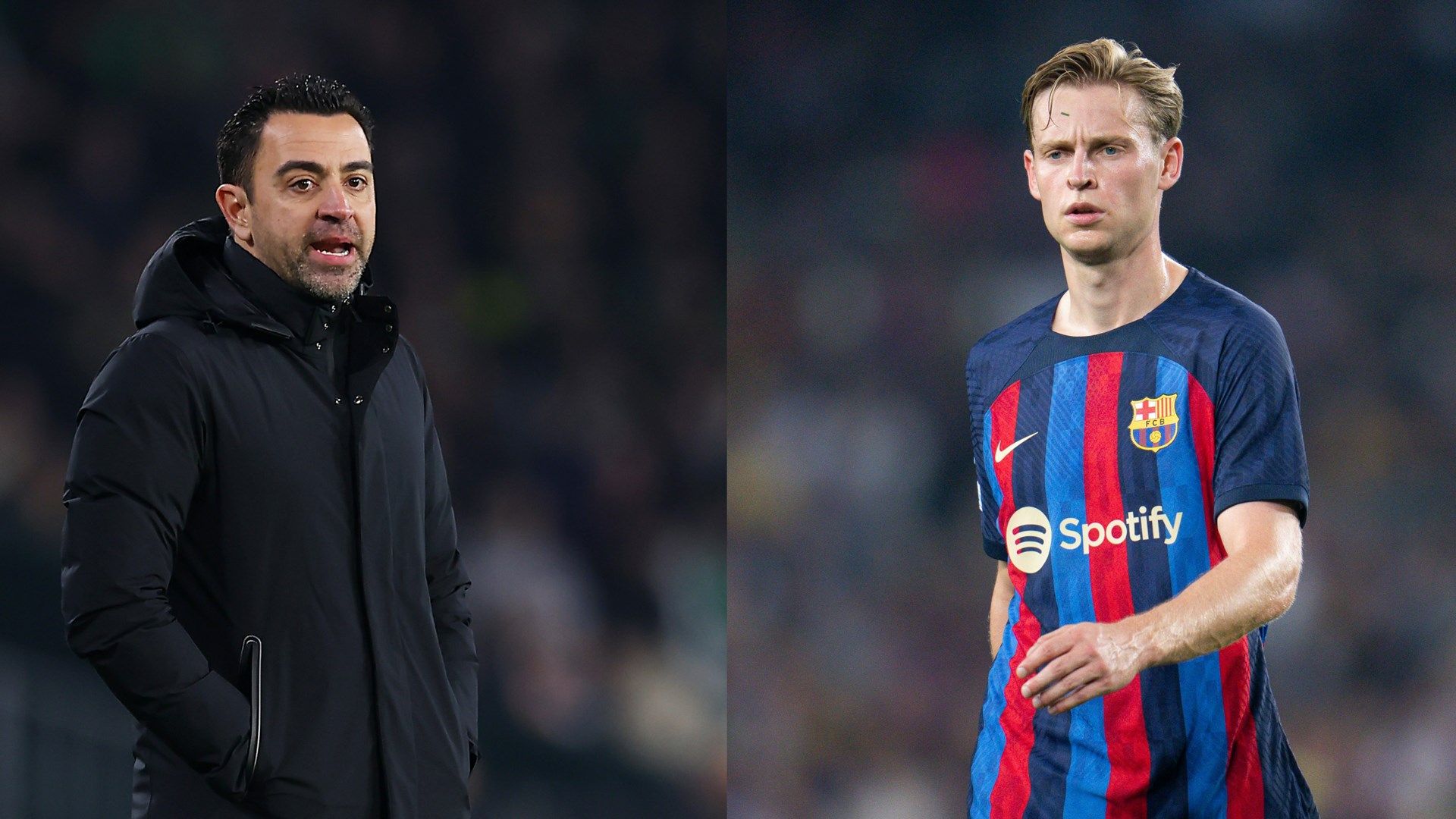 Xavi and Frenkie de Jong