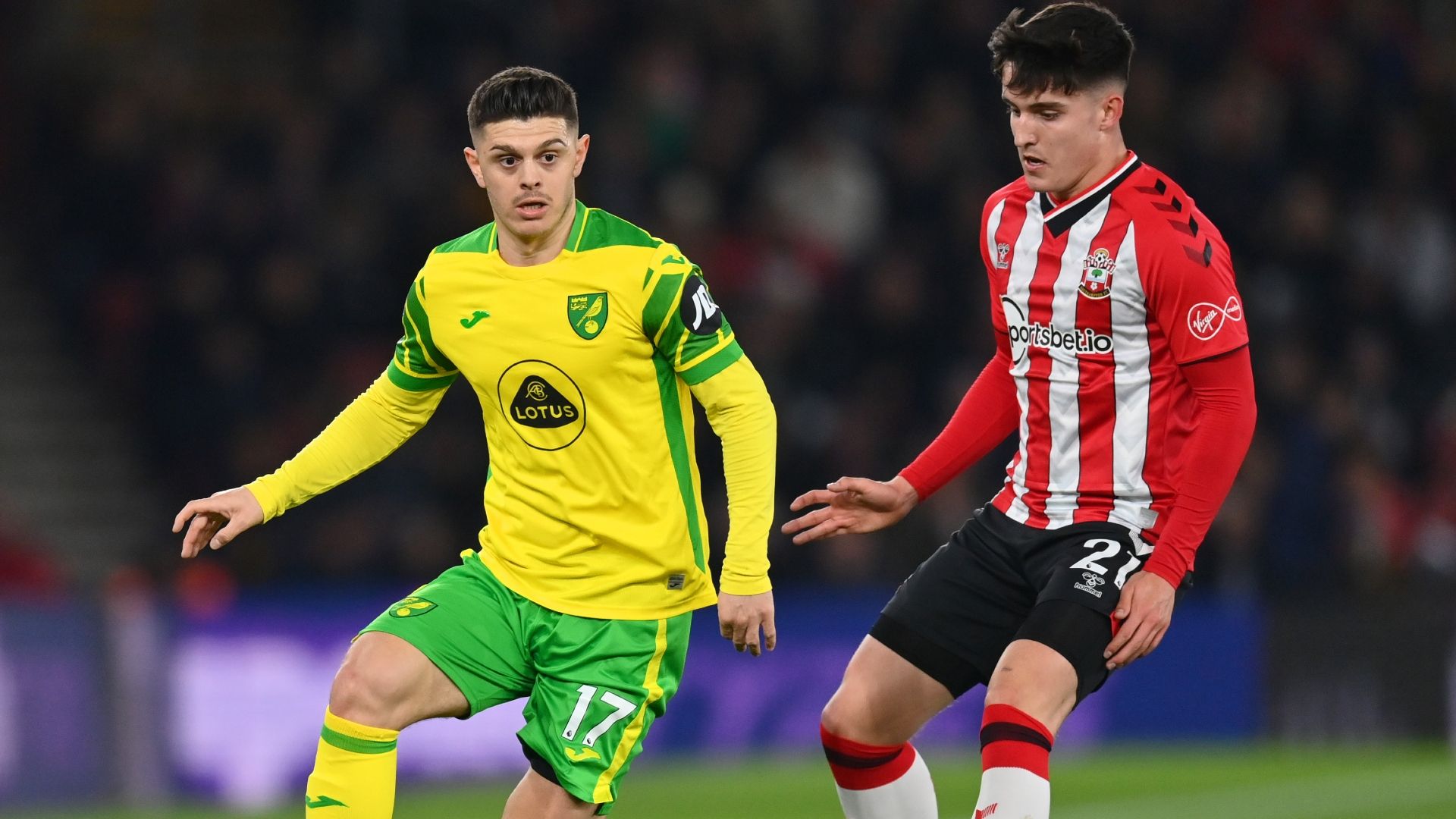 Milot Rashica Norwich City Tino Livramento Southampton 2021-22