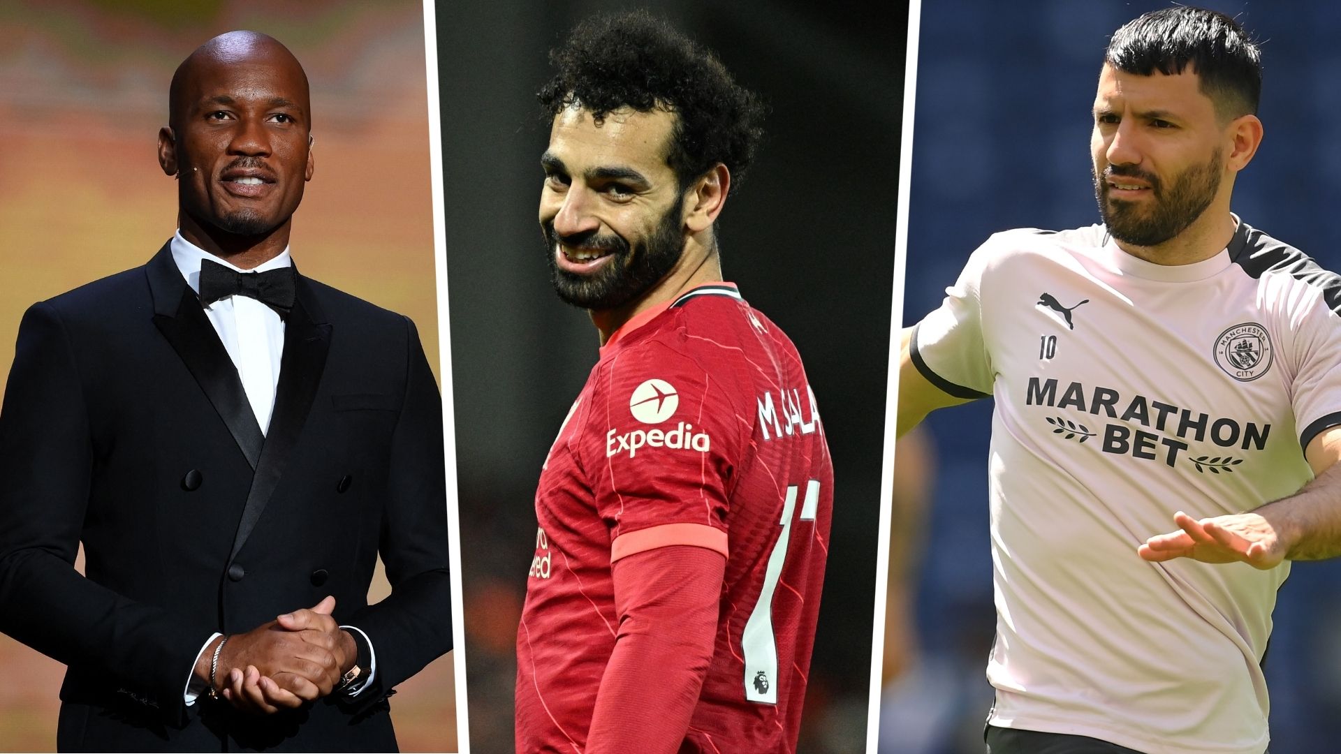 Drogba, Salah, Aguero