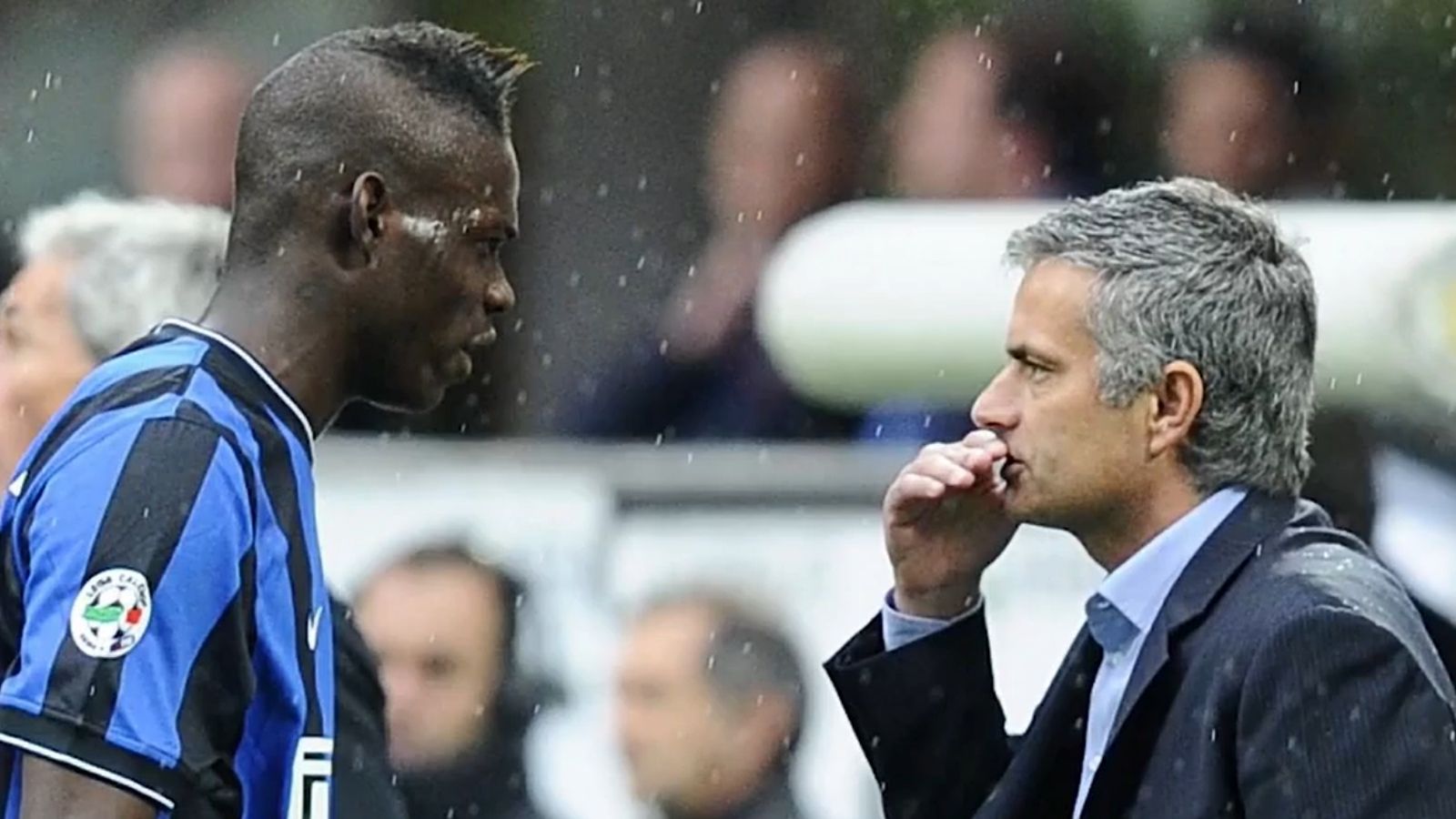 Mario Balotelli Jose Mourinho Inter Milan