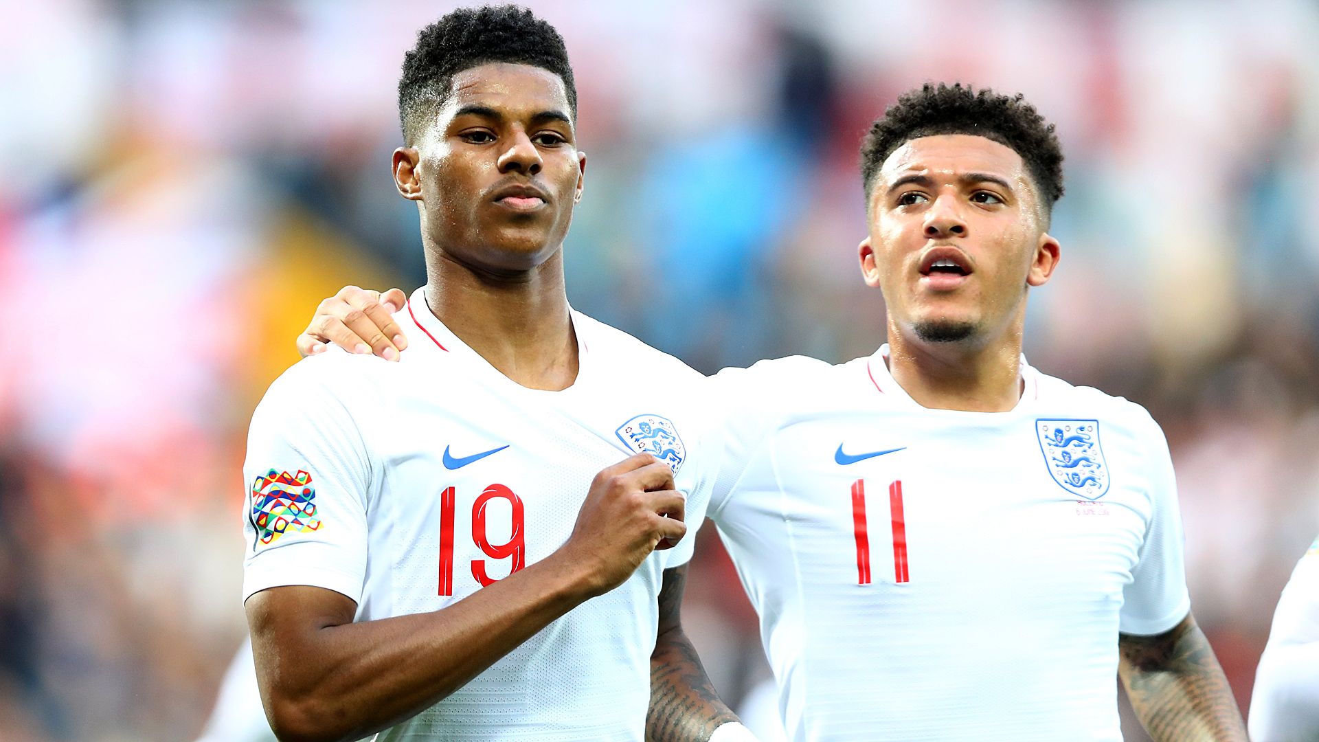 Marcus Rashford Jadon Sancho England