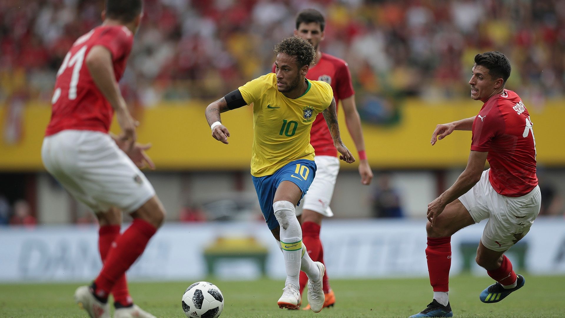 Neymar Brasil x Áustria Amistoso 10 06 18