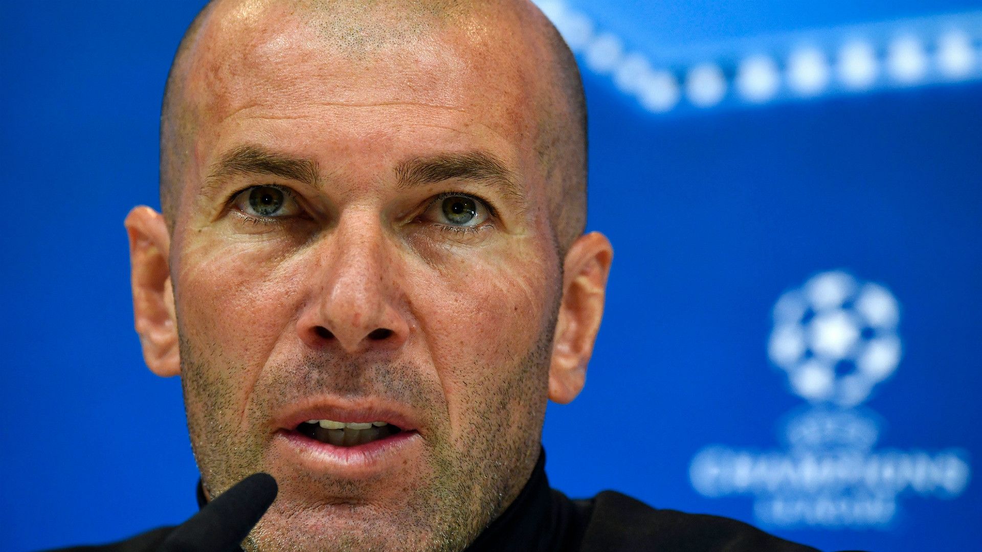 Zinedine Zidane Real Madrid Champions League Press Conference