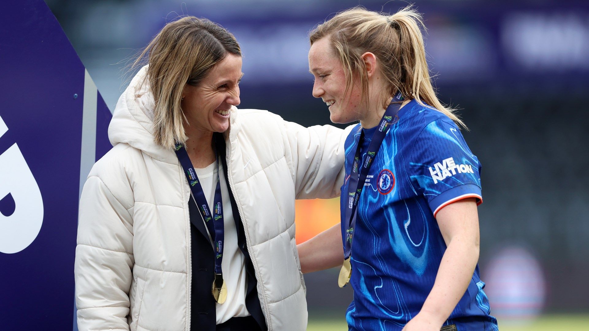 Sonia Bompastor Erin Cuthbert Chelsea Women 2024-25