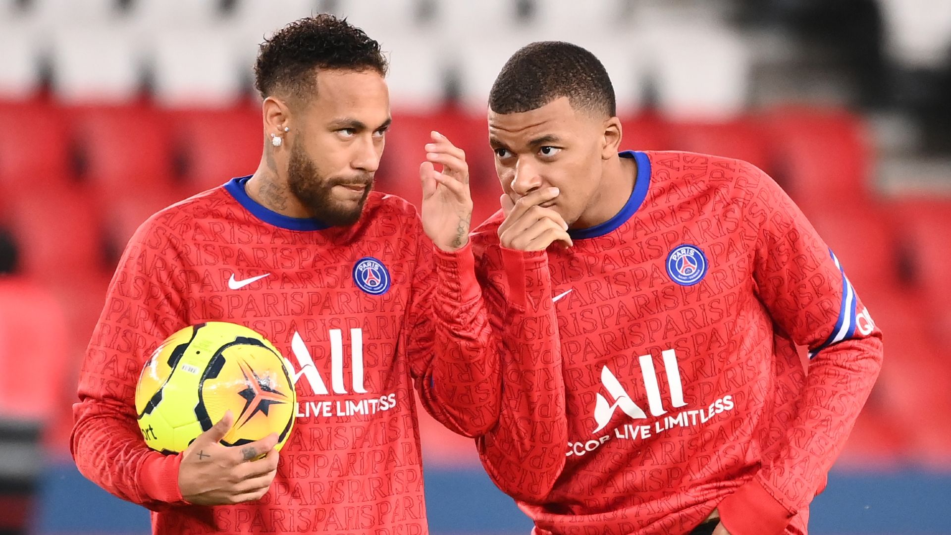 Neymar Kylian Mbappe PSG 2020