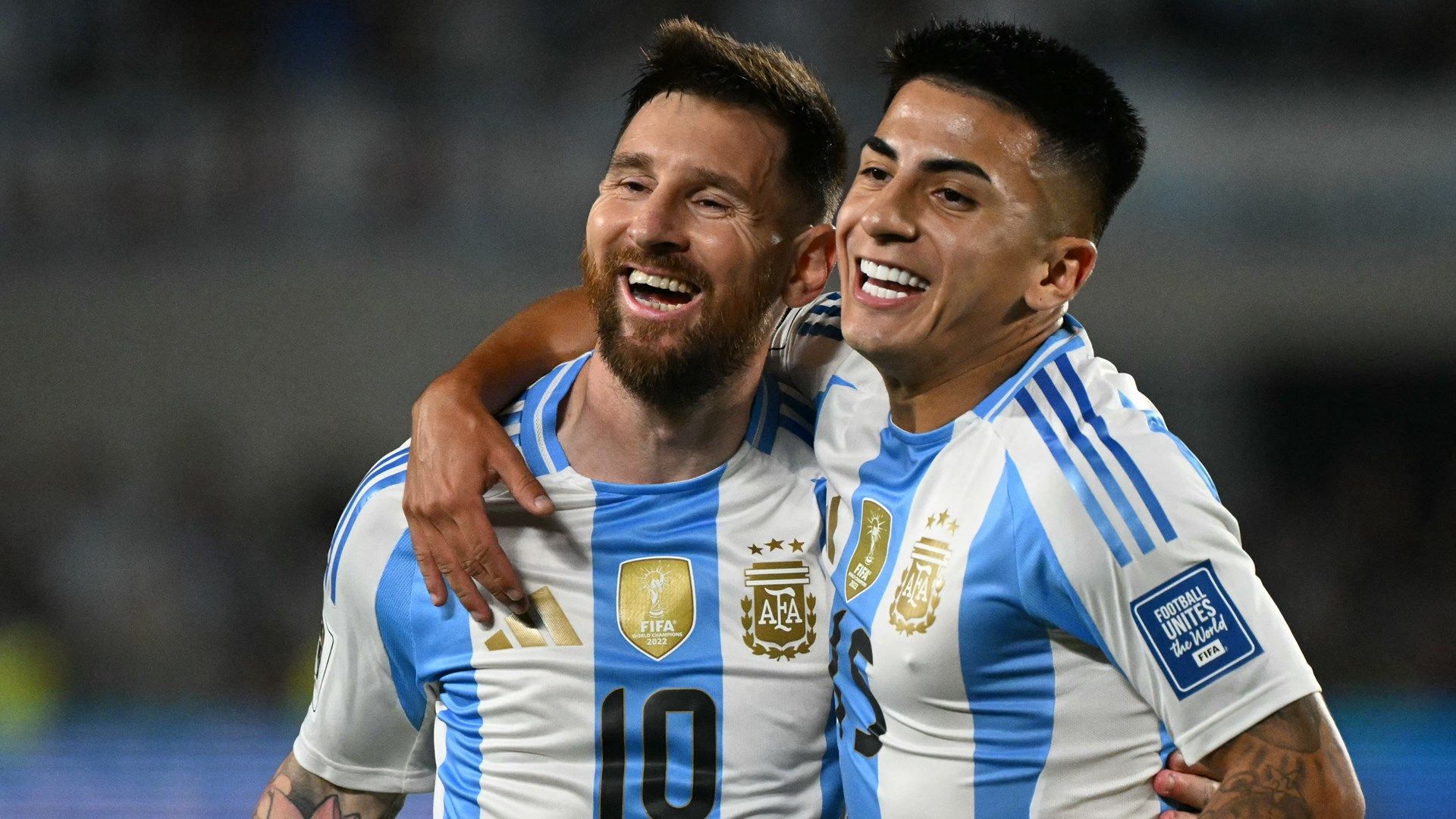 Thiago Almada Lionel Messi Argentina 2025