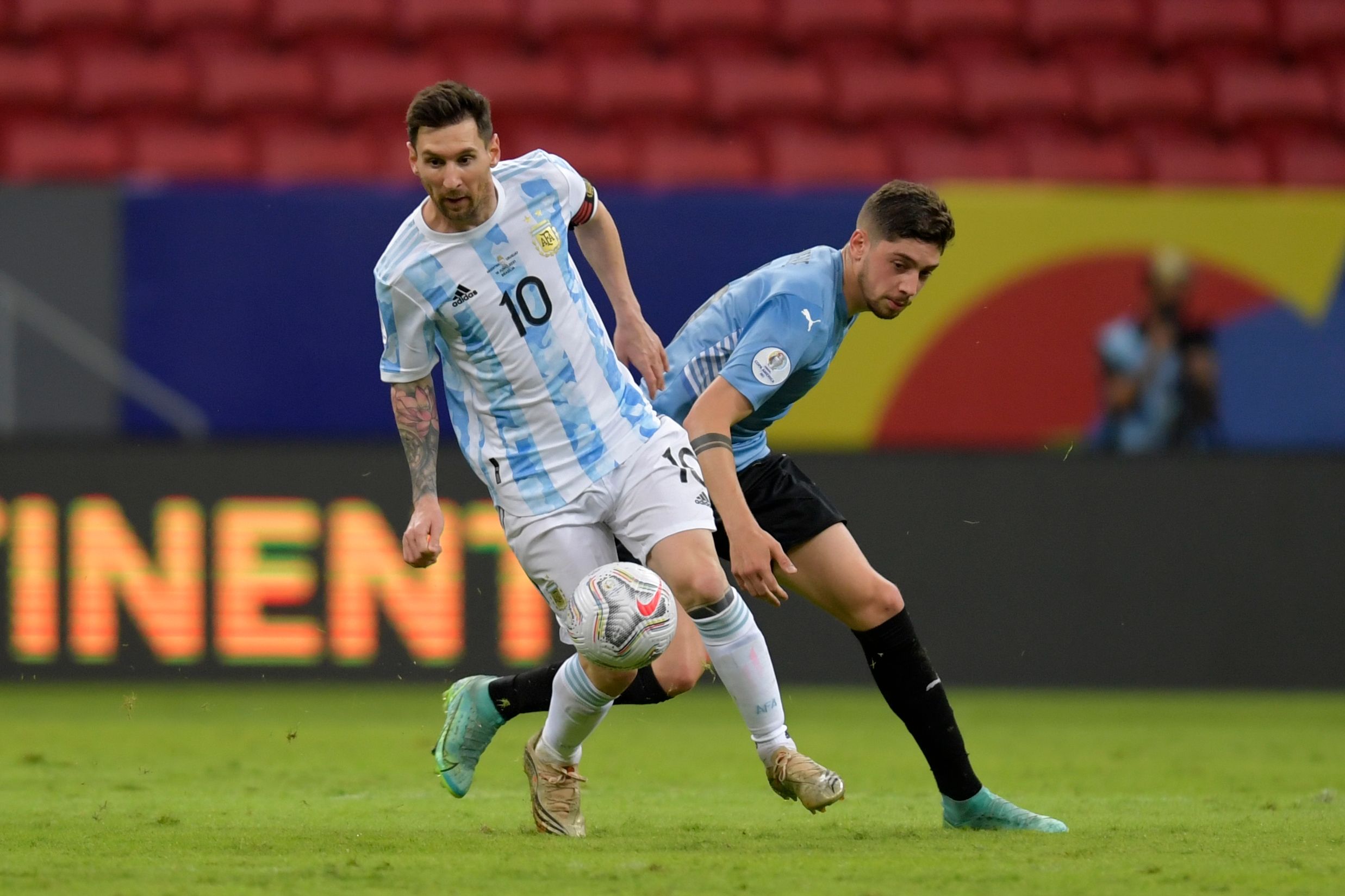 Messi with Argentina