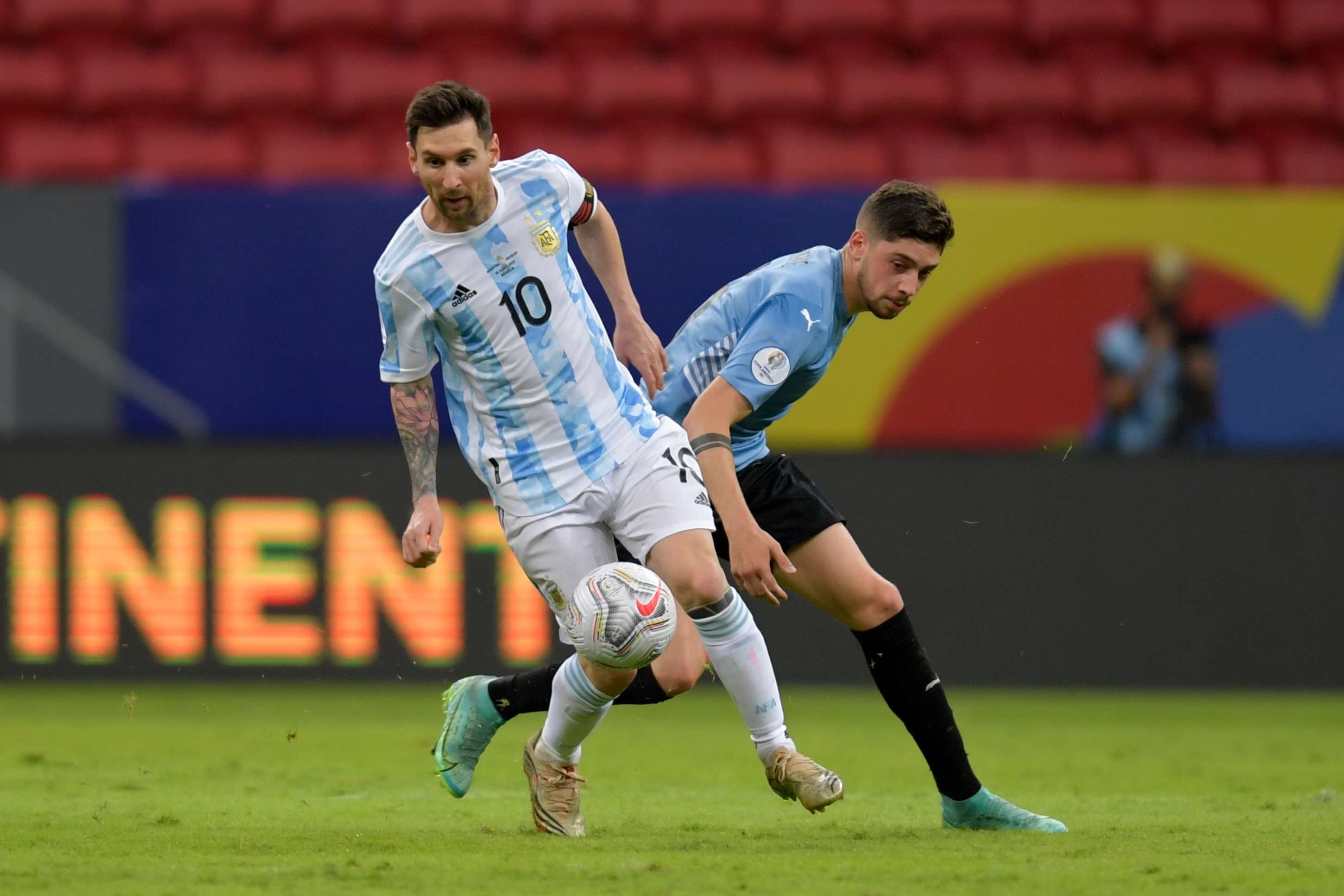 Messi with Argentina