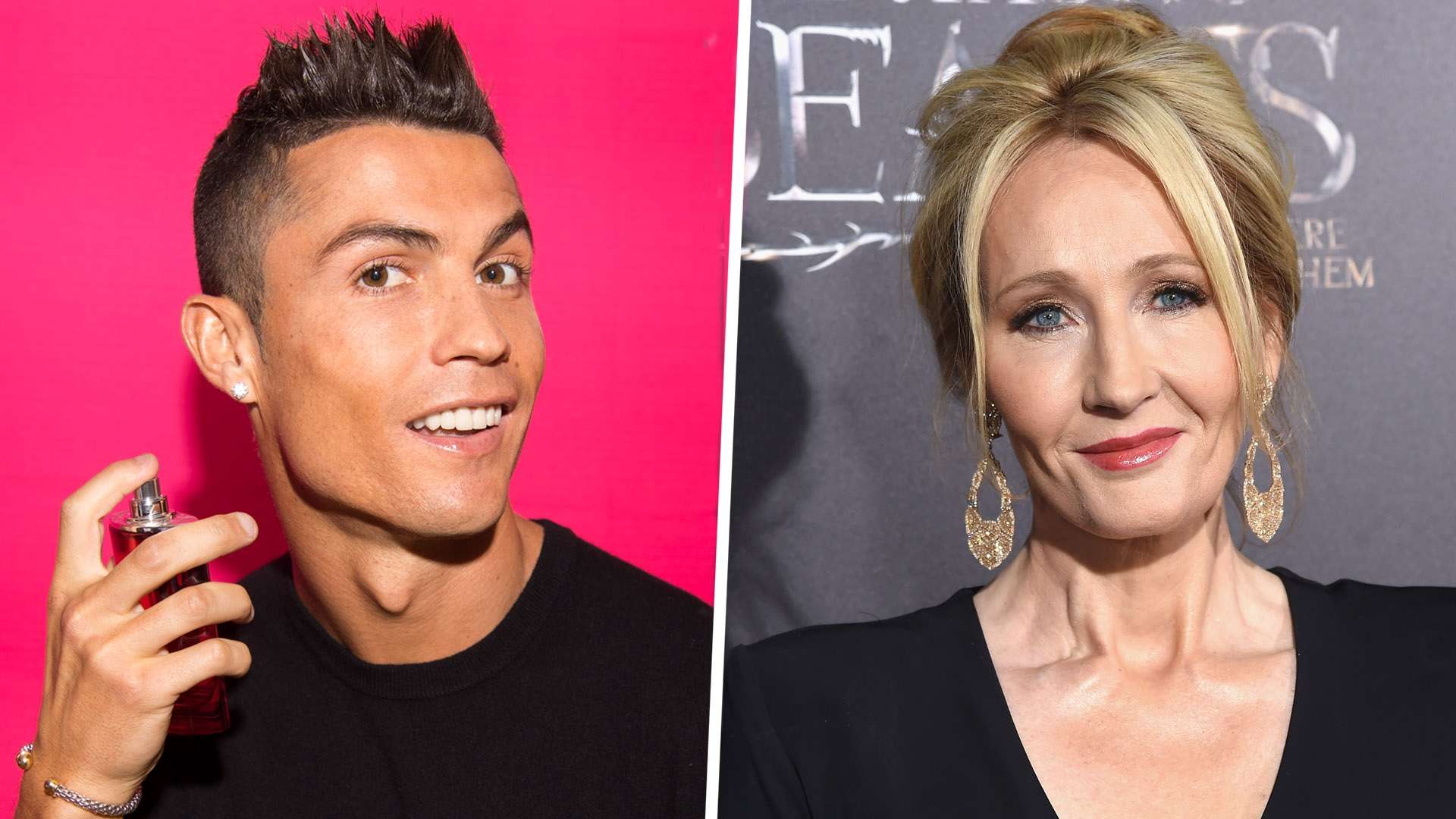 Cristiano Ronaldo JK Rowling GFX