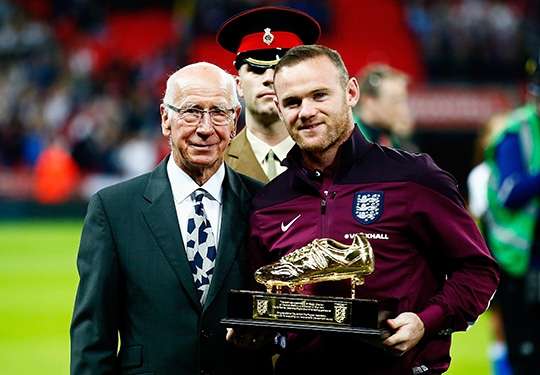 Wayne Rooney Bobby Charlton