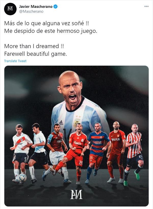 Javier Mascherano Farewell