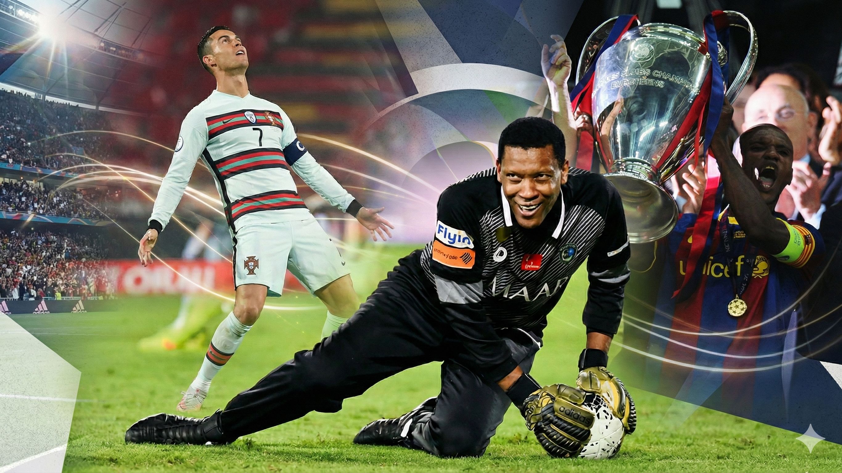 Mohamed Al-Deayea Cristiano Ronaldo Abidal (Goal Only)