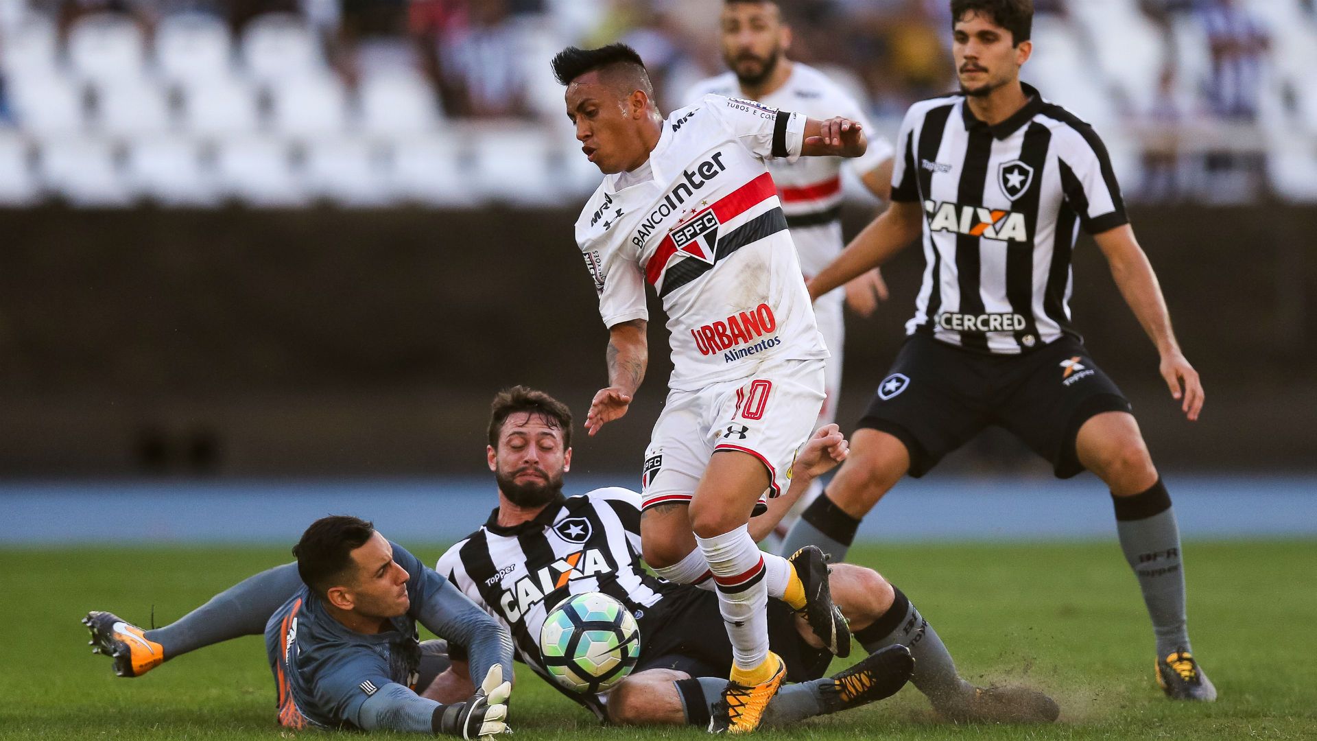 Gatito Cueva João Paulo Botafogo São Paulo Brasileirão 31 07 2017
