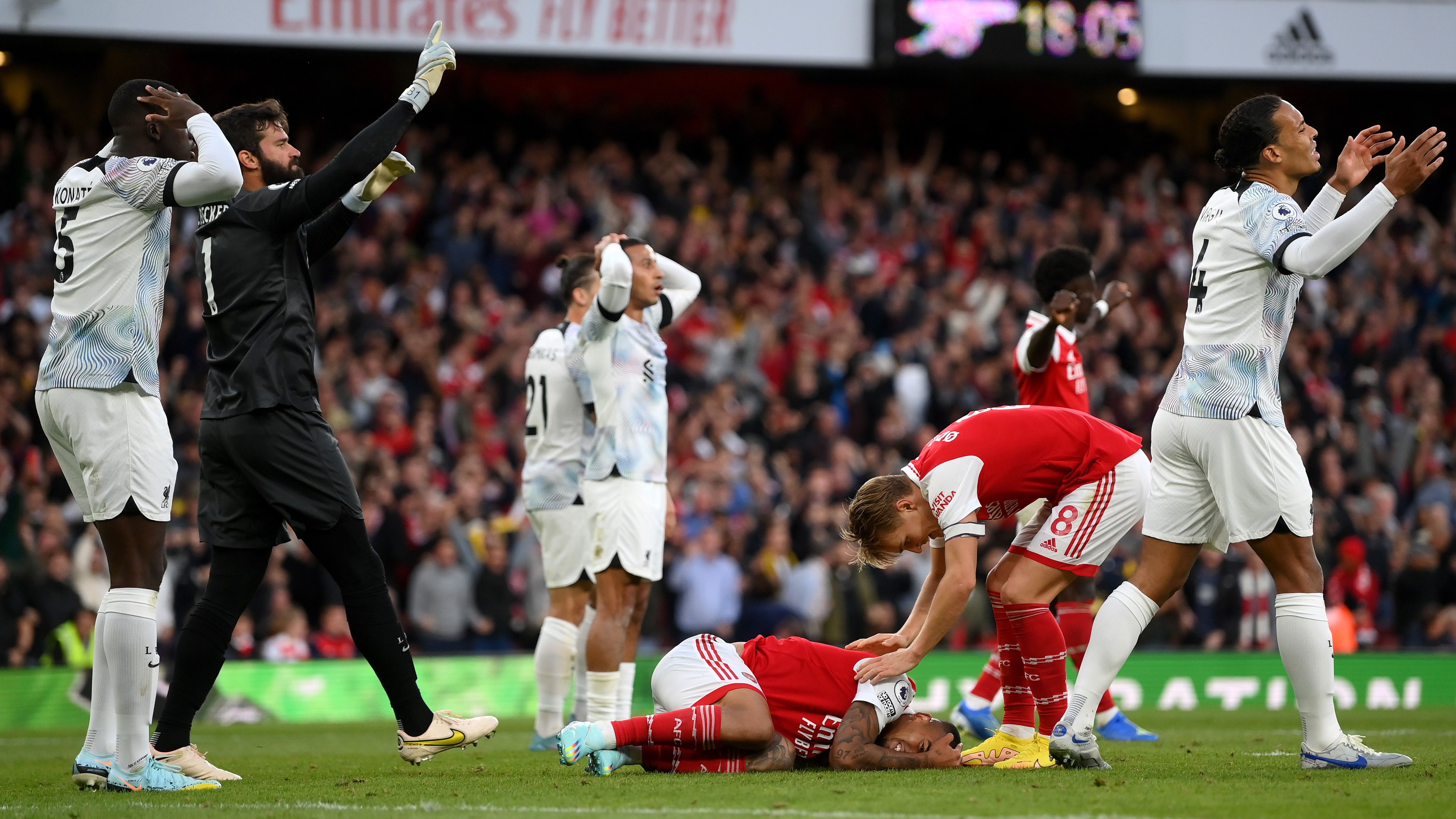 Gabriel Jesus Arsenal Liverpool 2022-23