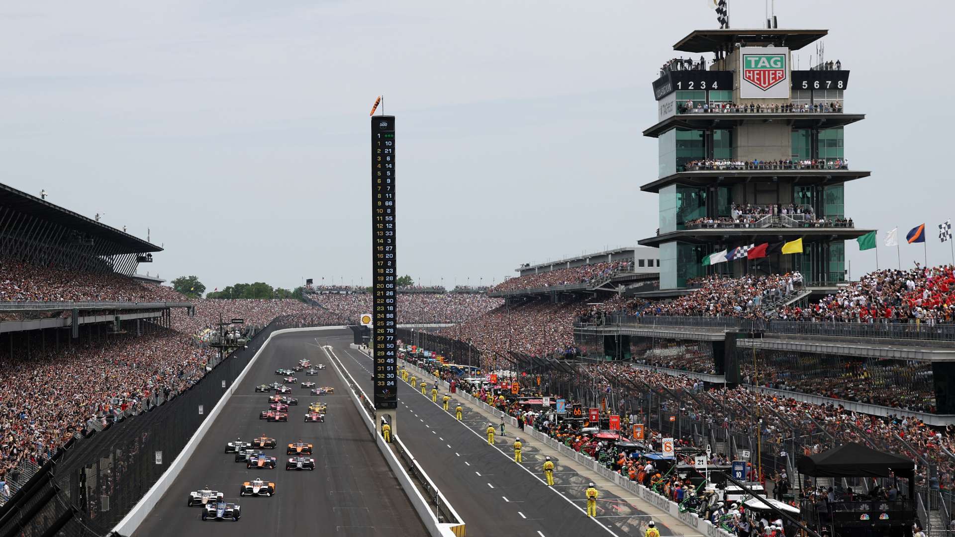 The 107th Running of Indianapolis 500 NASCAR