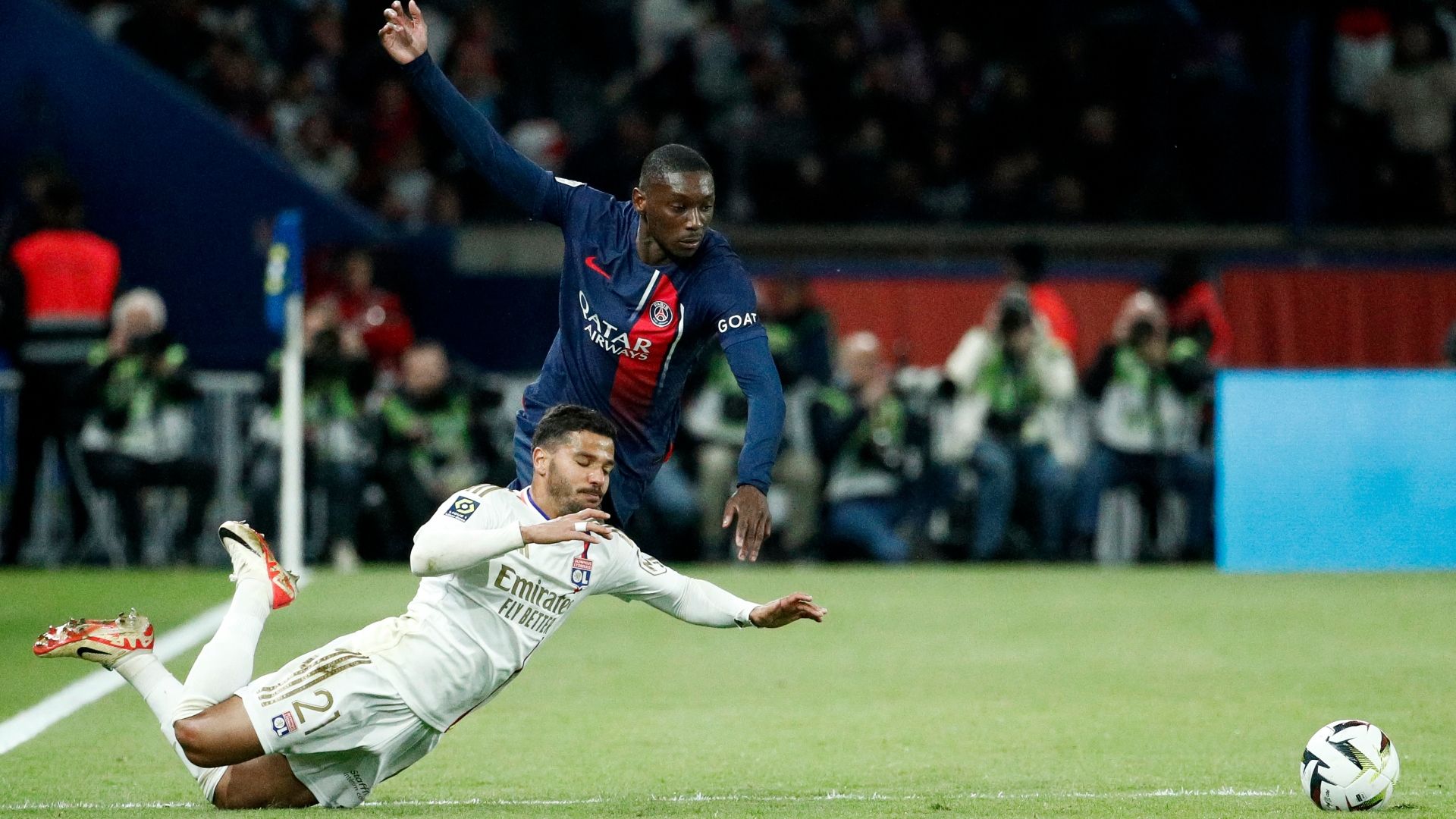 Randal Kolo Muani PSG Lyon Ligue 1 21042024