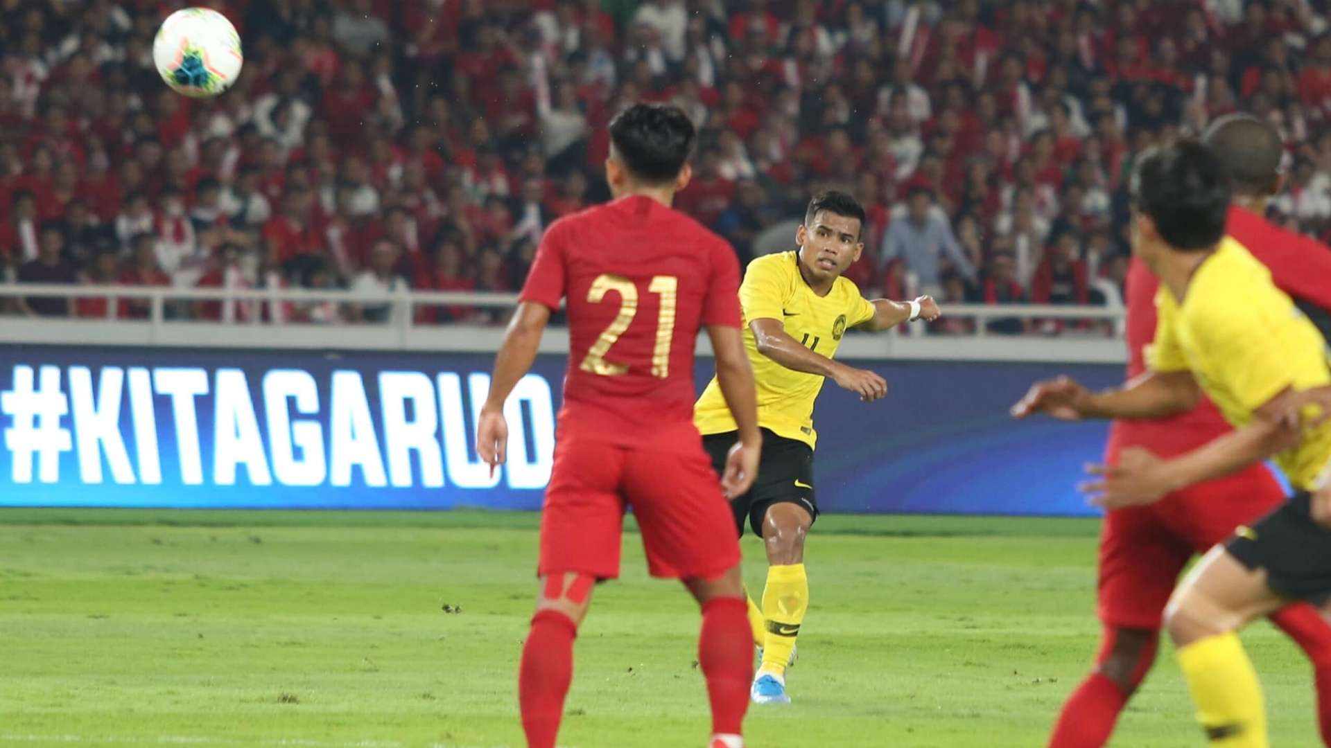 Safawi Rasid, Indonesia v Malaysia, 2022 World Cup qualifier, 5 Sep 2019
