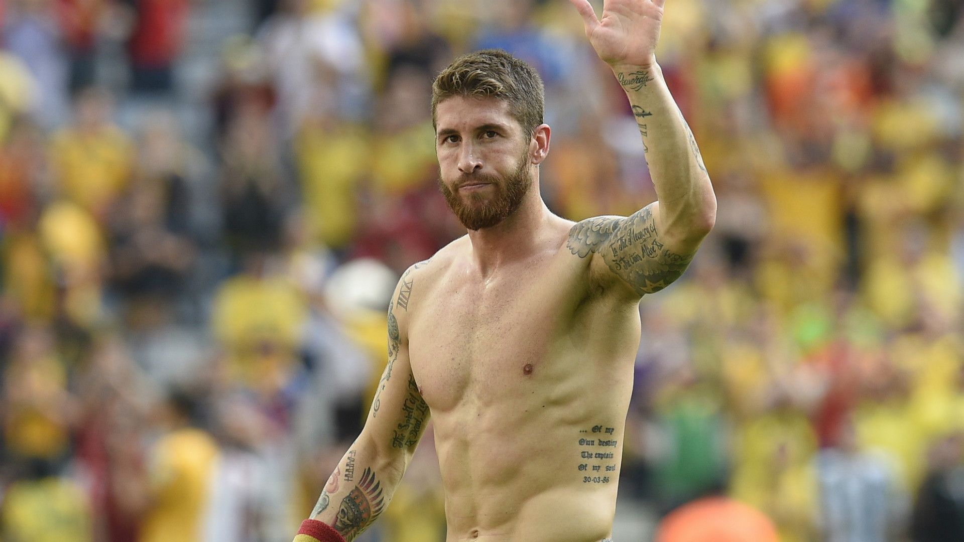 Sergio Ramos Spain Real Madrid Tatoo