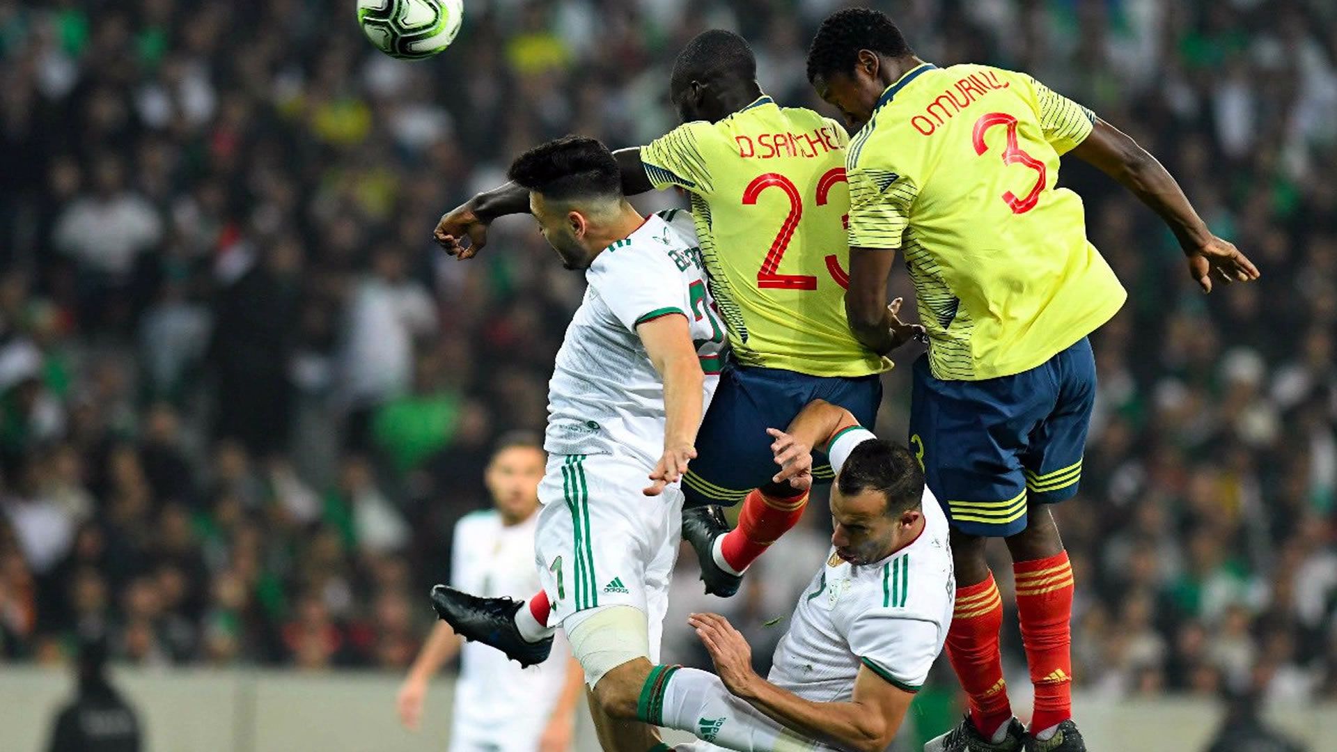 Davinson Sánchez Luis Orejuela Colombia Argelia 2019