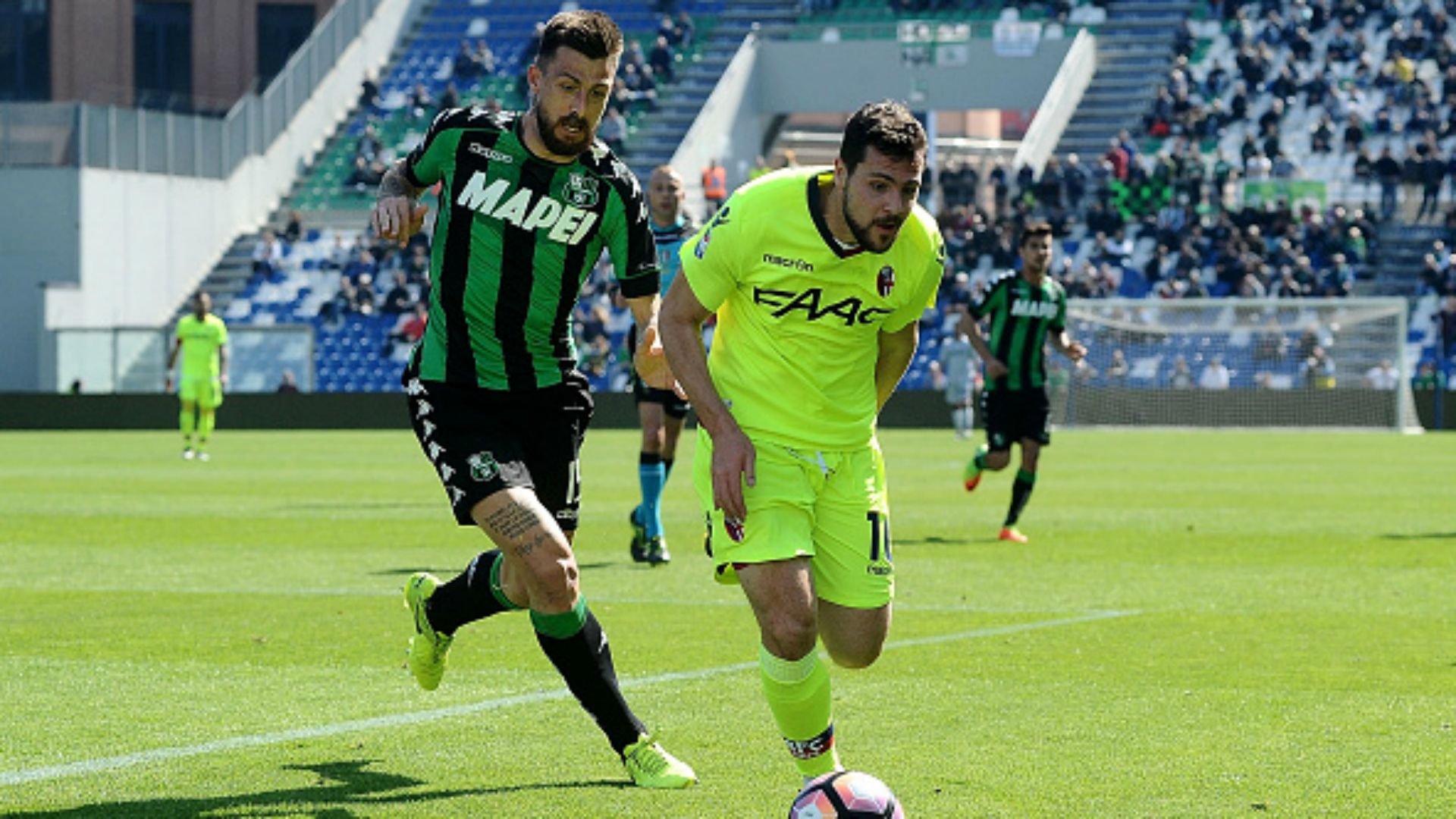 Francesco Acerbi Mattia Destro Sassuolo Bologna Serie A