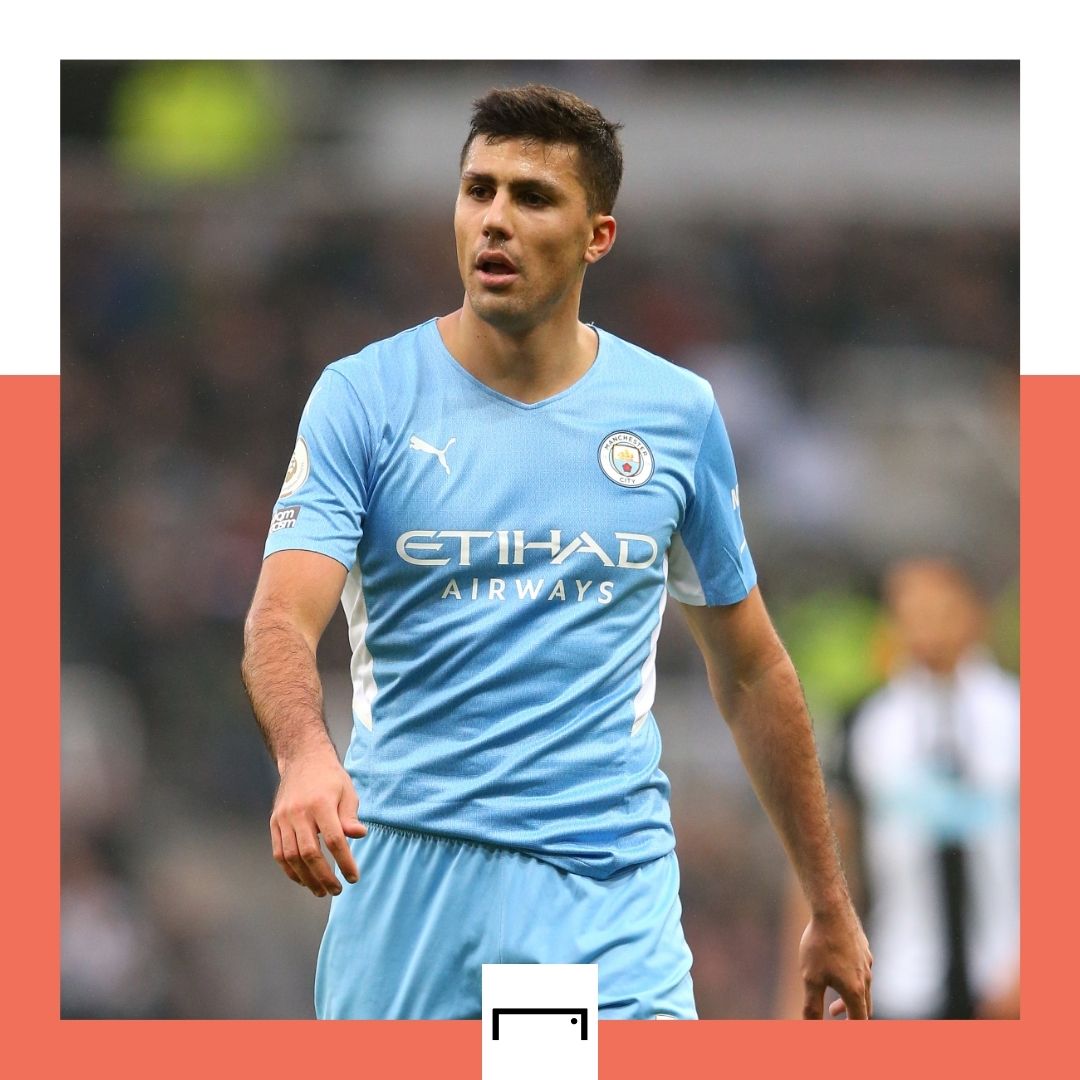 Rodri Manchester City Newcastle Premier League 2021-22 GFX