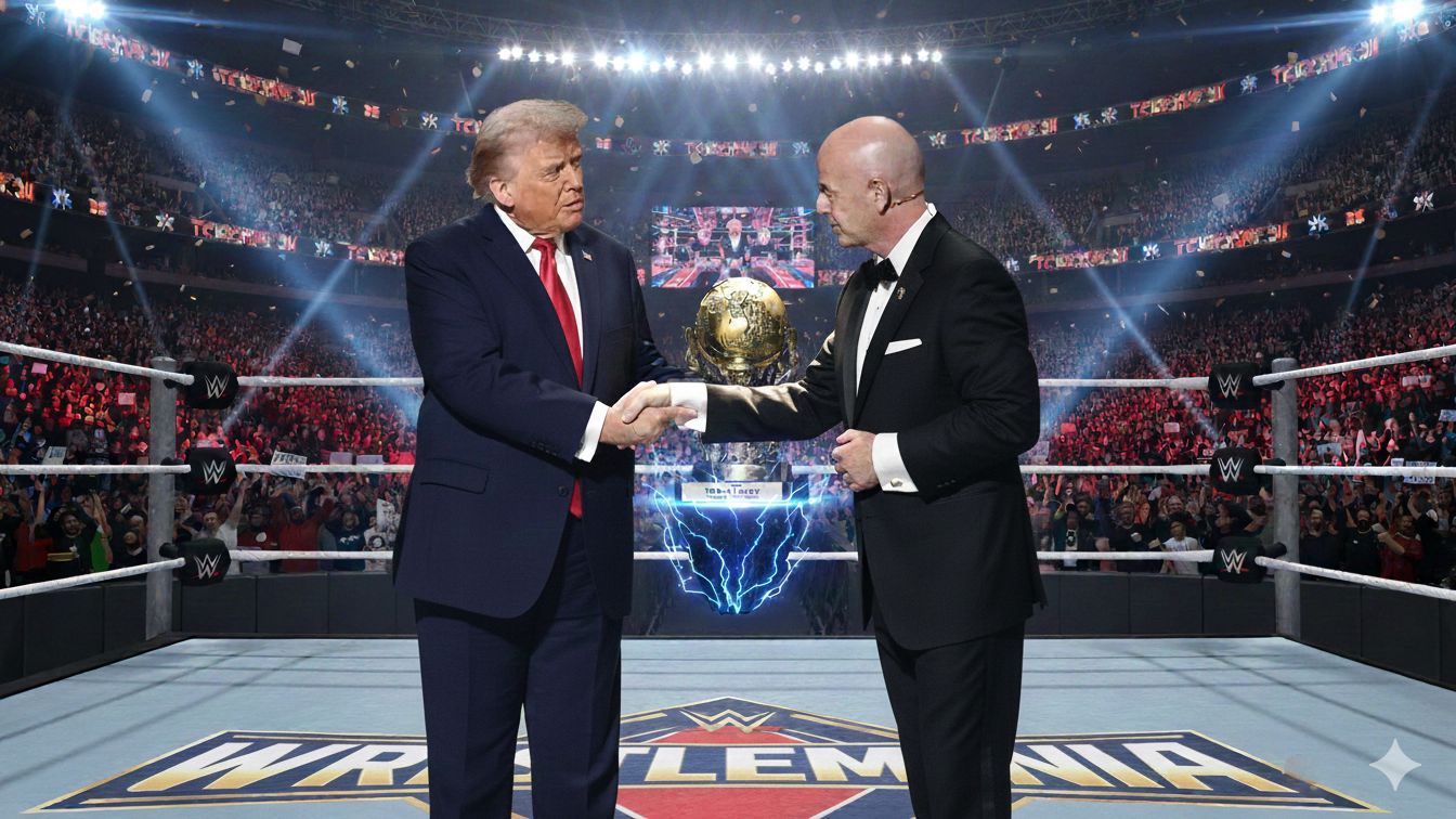 Donald Trump Gianni Infantino GOAL ONLY