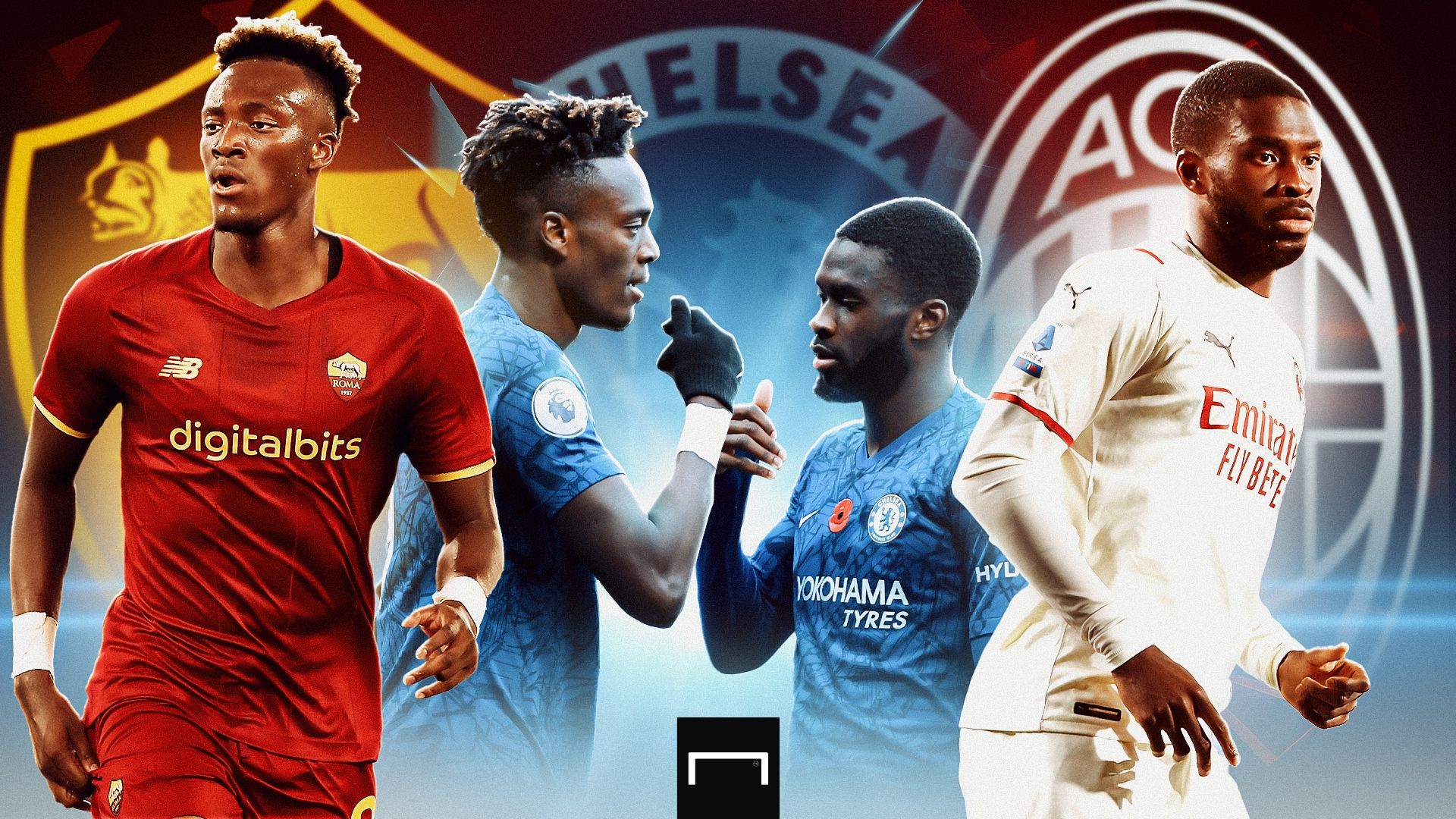 Tammy Abraham Fikayo Tomori Roma Milan