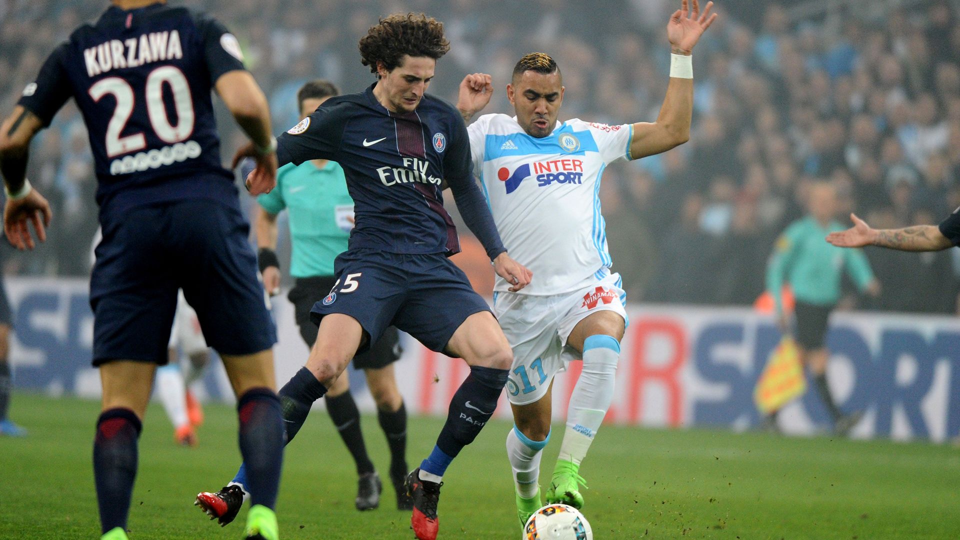 Paris Saint-Germain Olympique Marseille Rabiot Payet 26022017