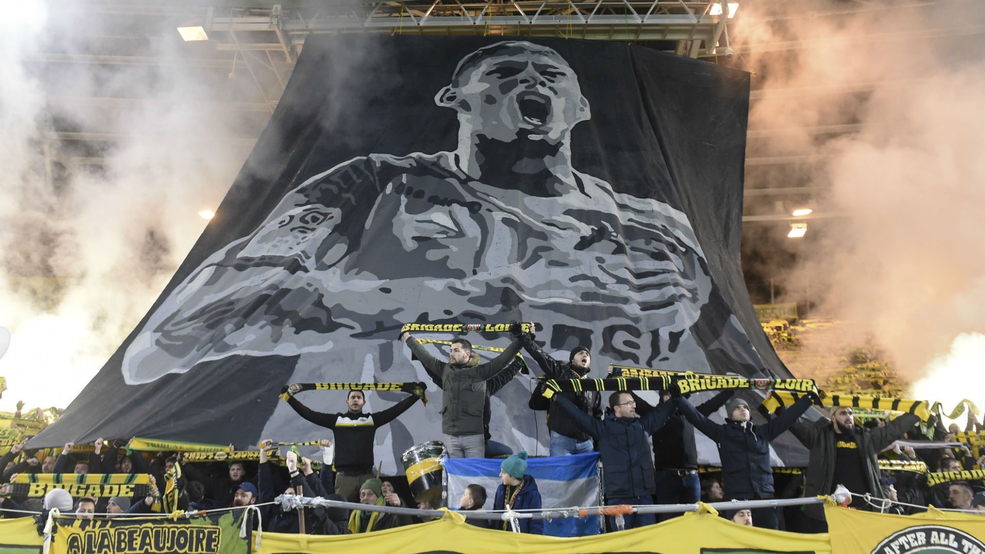 Nantes Saint-Etienne Emiliano Sala tifo