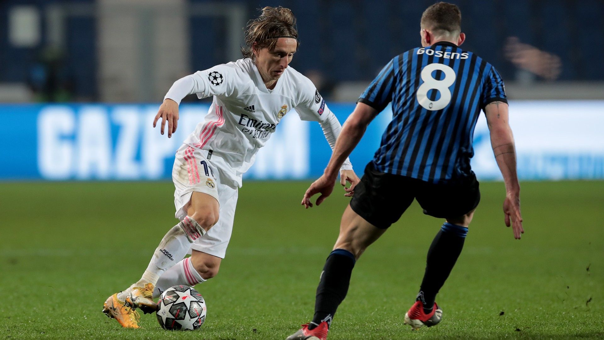 Robin Gosens Luka Modric Atalanta Real Madrid