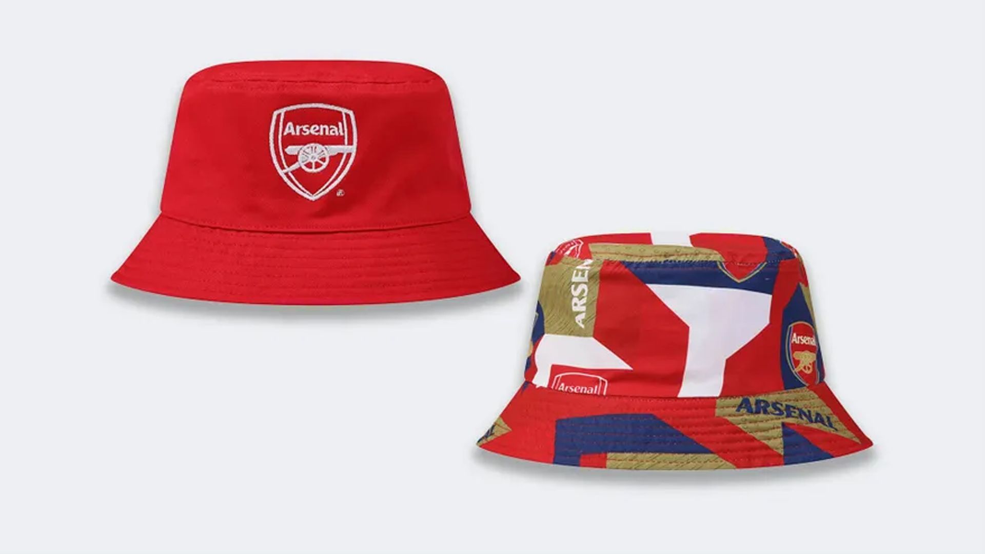 Arsenal Geo Reversible Bucket Hat